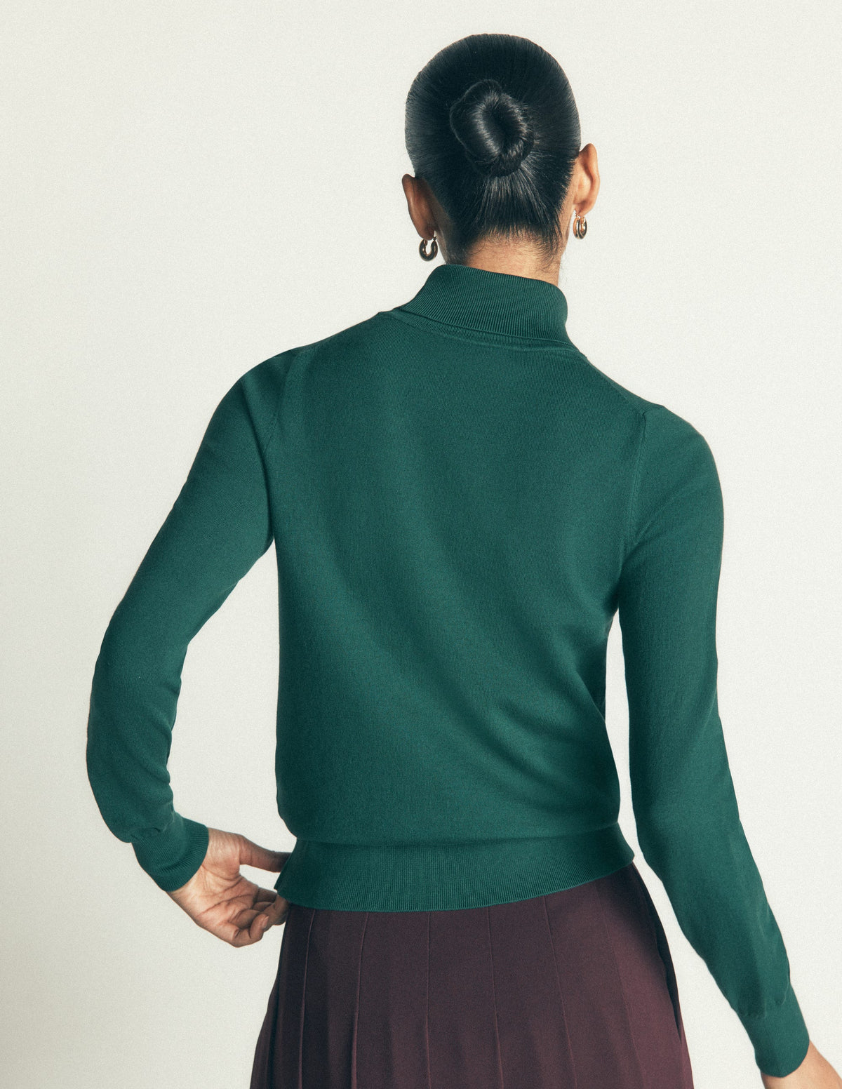 Camilla Rollkragenpullover-Mitternachtsblaugrün-3