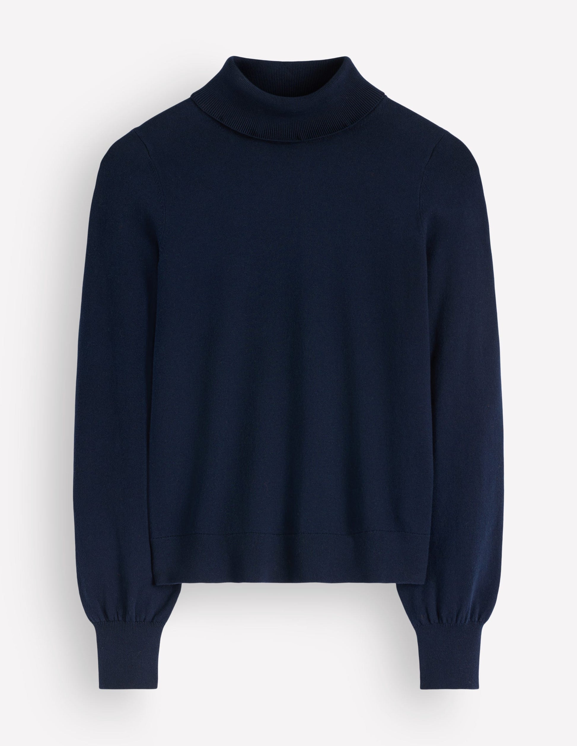 Camilla Roll Neck Jumper-Navy-6