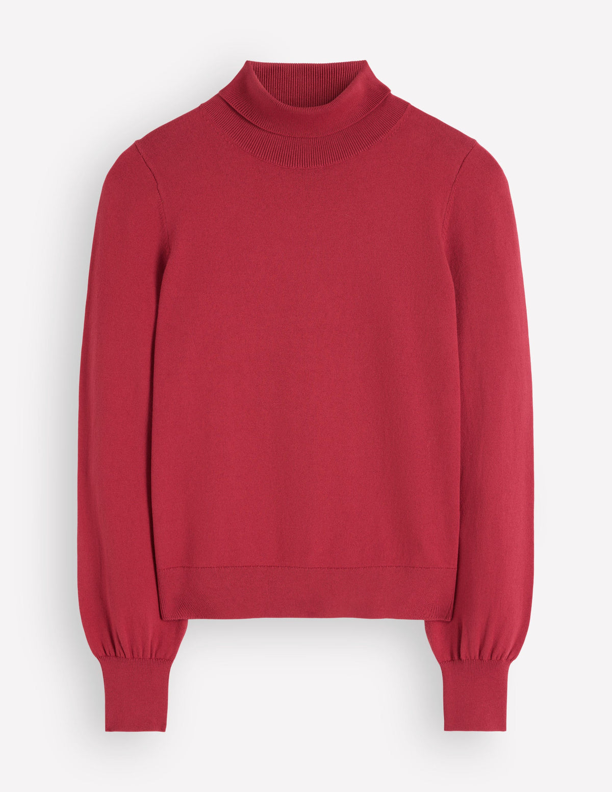 Camilla Rollkragenpullover-Erdiges Rot - Image 5
