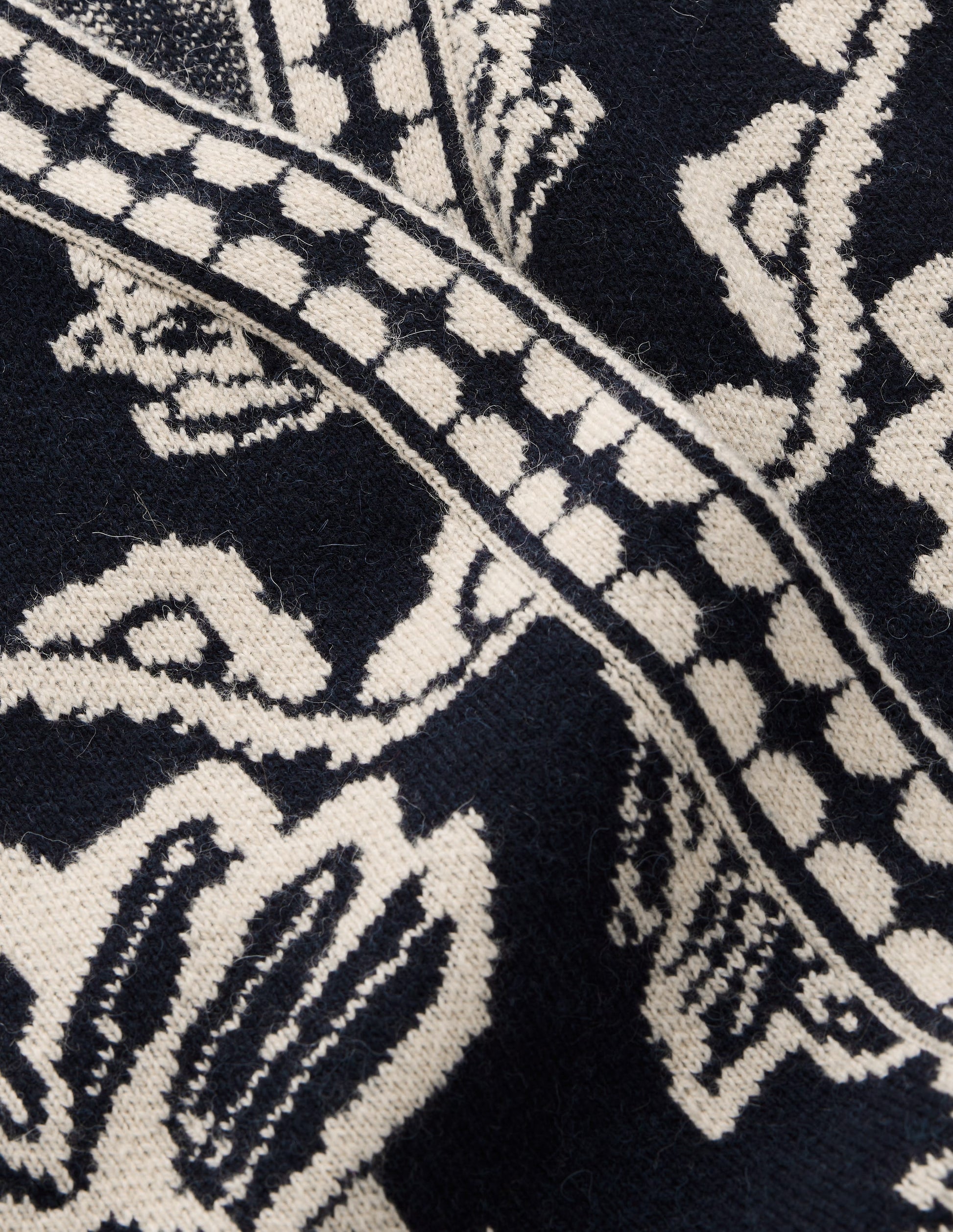 Belted Wrap Knitted Cardigan-Navy-7