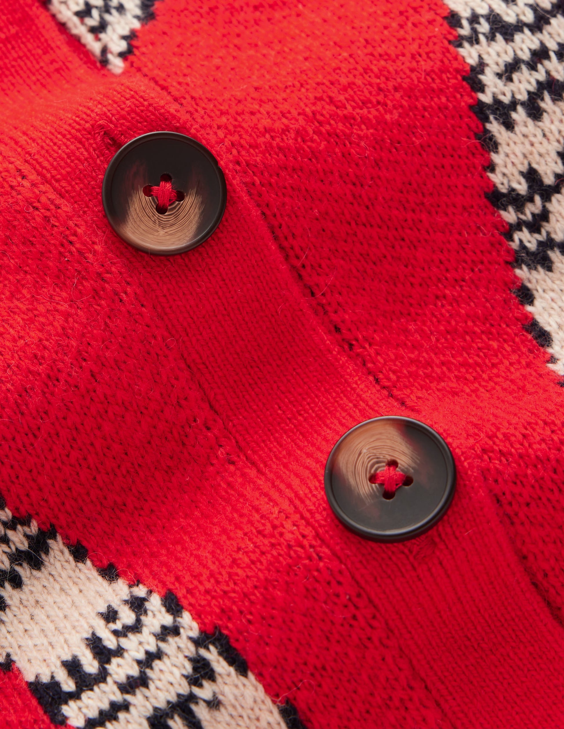 Jemma Jacquard-Strickjacke-Merida Rot Palmenbaum-9