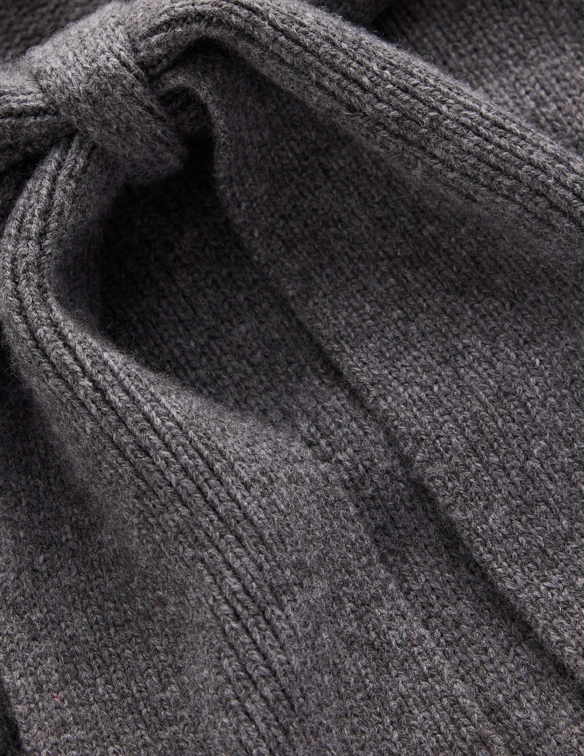 Lydia Strickpullover mit Bindeschleife am Ausschnitt-Anthrazit Melange - Image 7