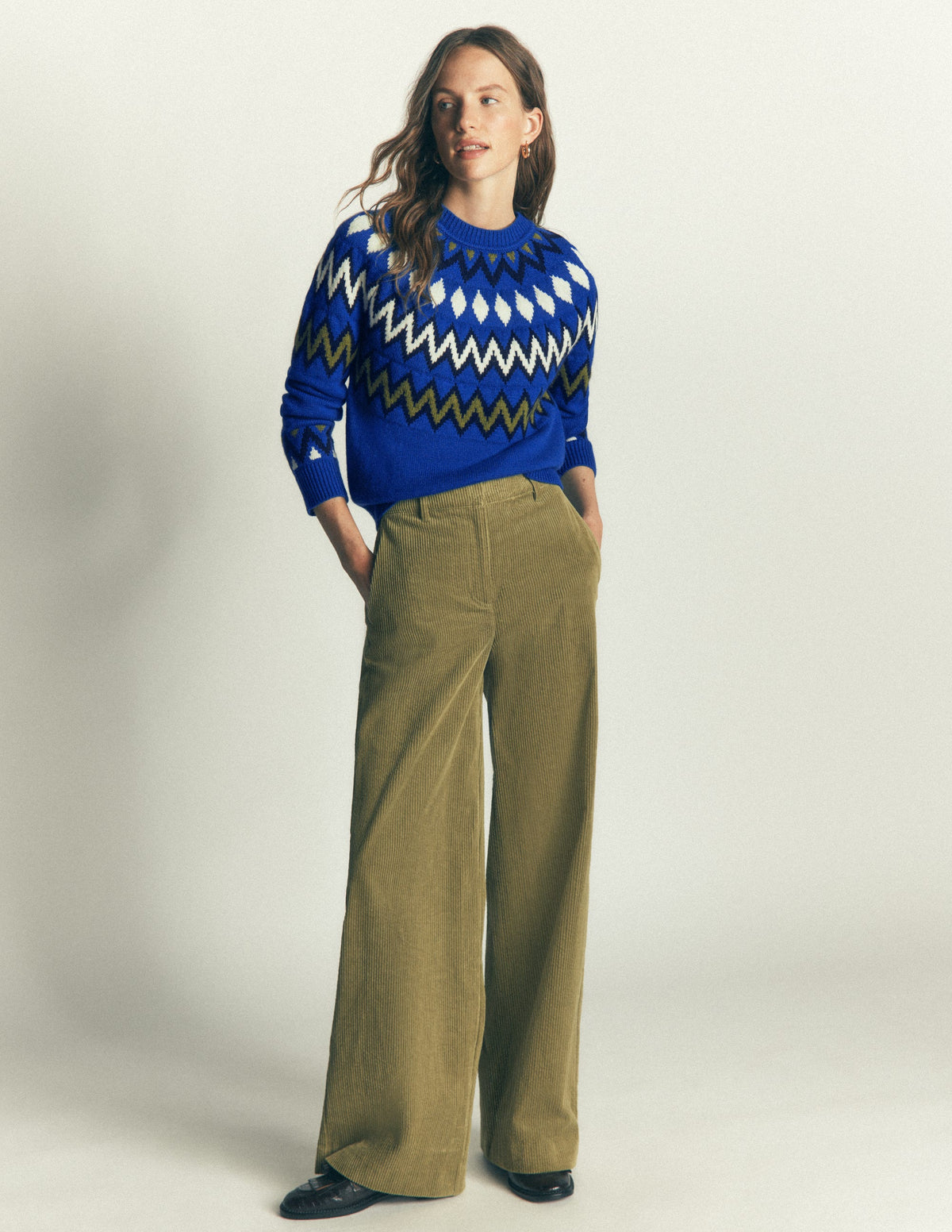 Mae Fair-Isle-Strickpullover-BLAU PASSE-5