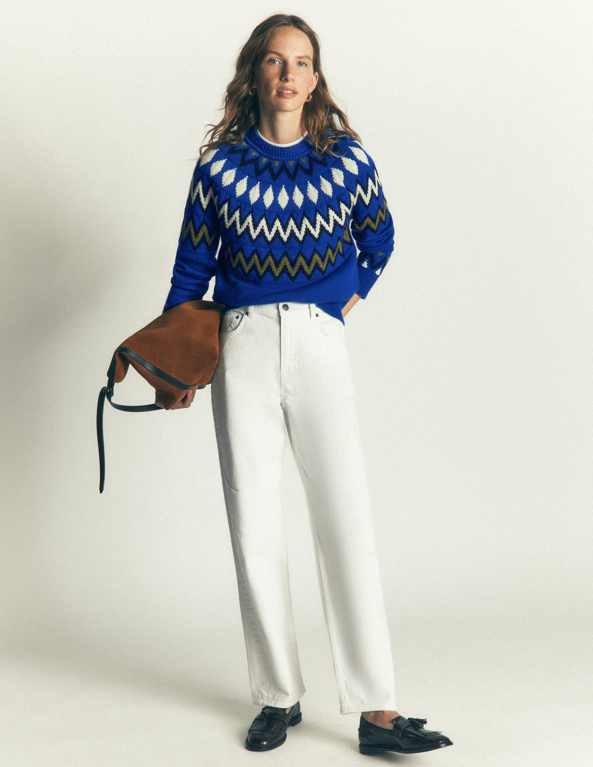 Mae Fair-Isle-Strickpullover-BLAU PASSE - Image 5