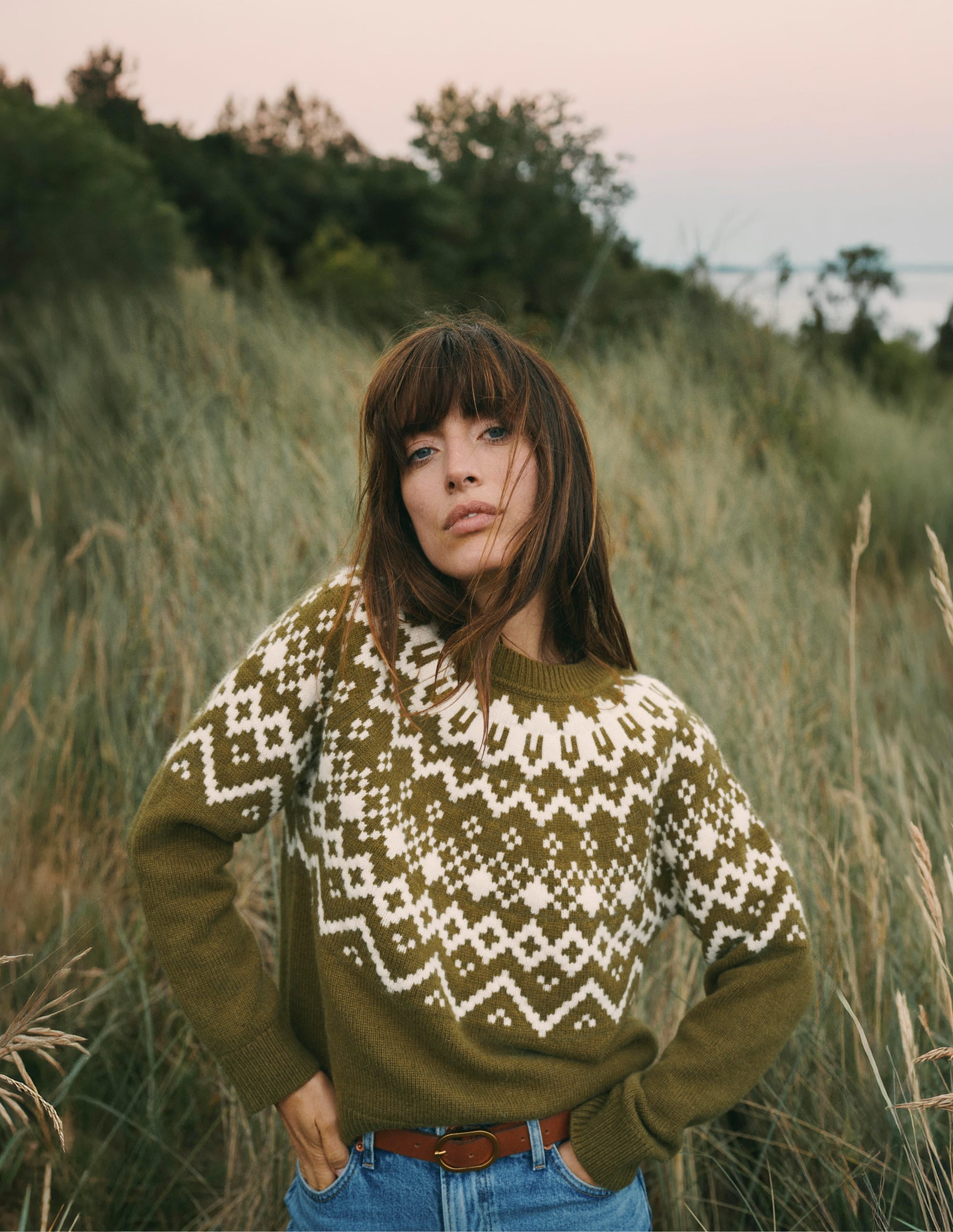 Mae Fair-Isle-Strickpullover-Querfeldein - Image 1