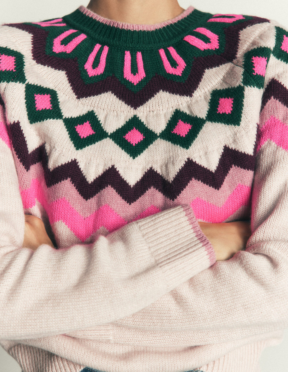 Mae Fair-Isle-Strickpullover-Nerz, Fair-Isle - Image 3