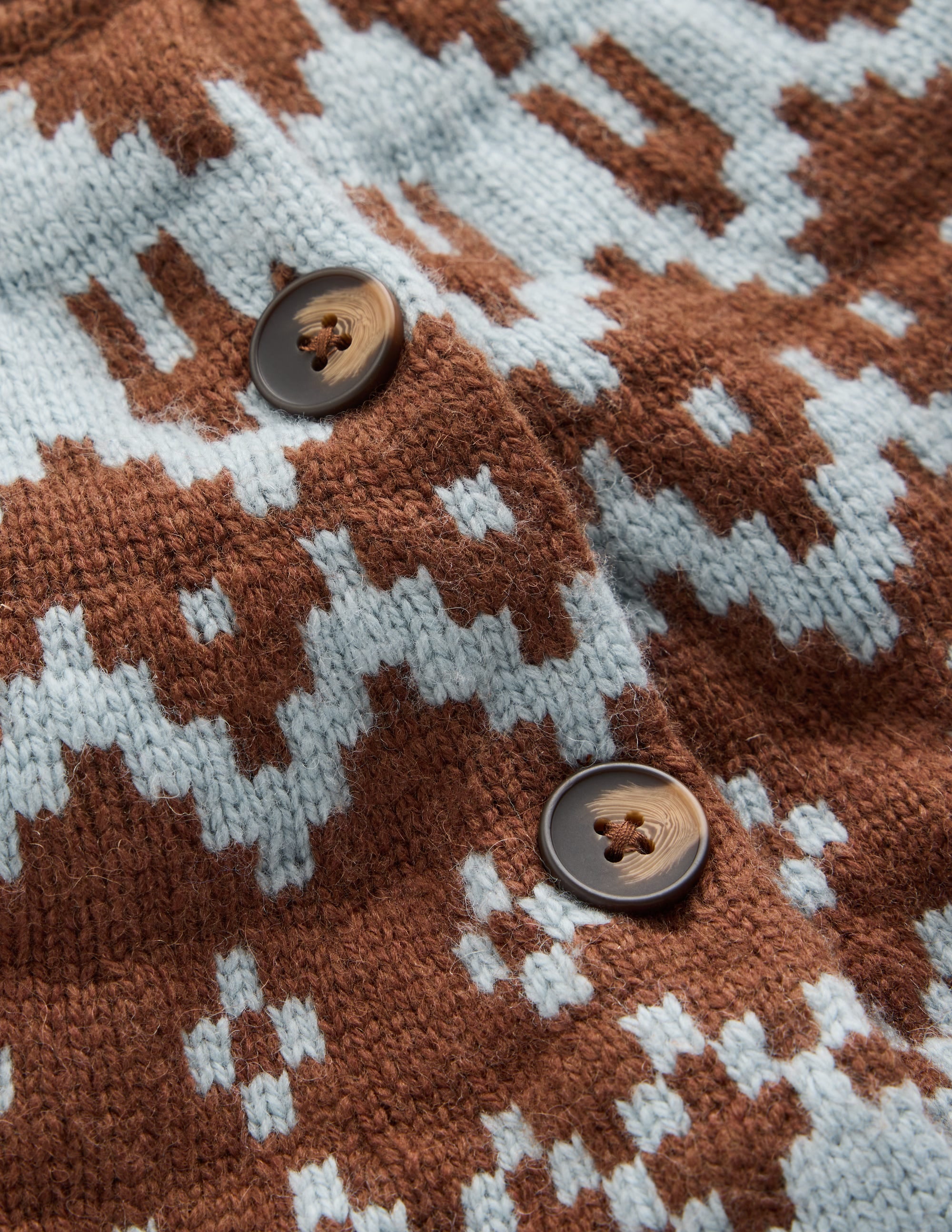 Mae Fair Isle Cardigan-Potting Soil - Image 8