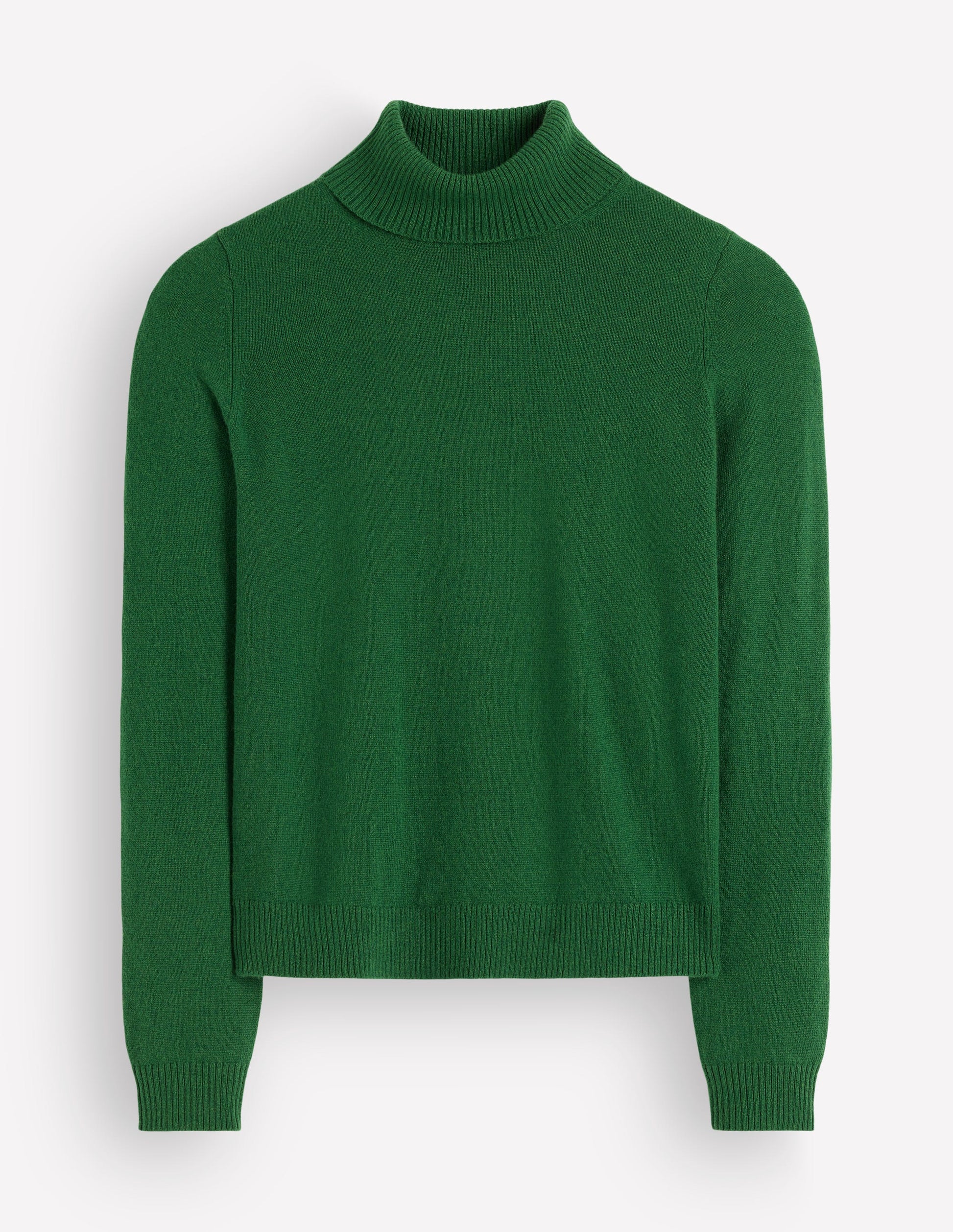 Elsie Rollkragenpullover aus Kaschmir-Frisches Grün-6