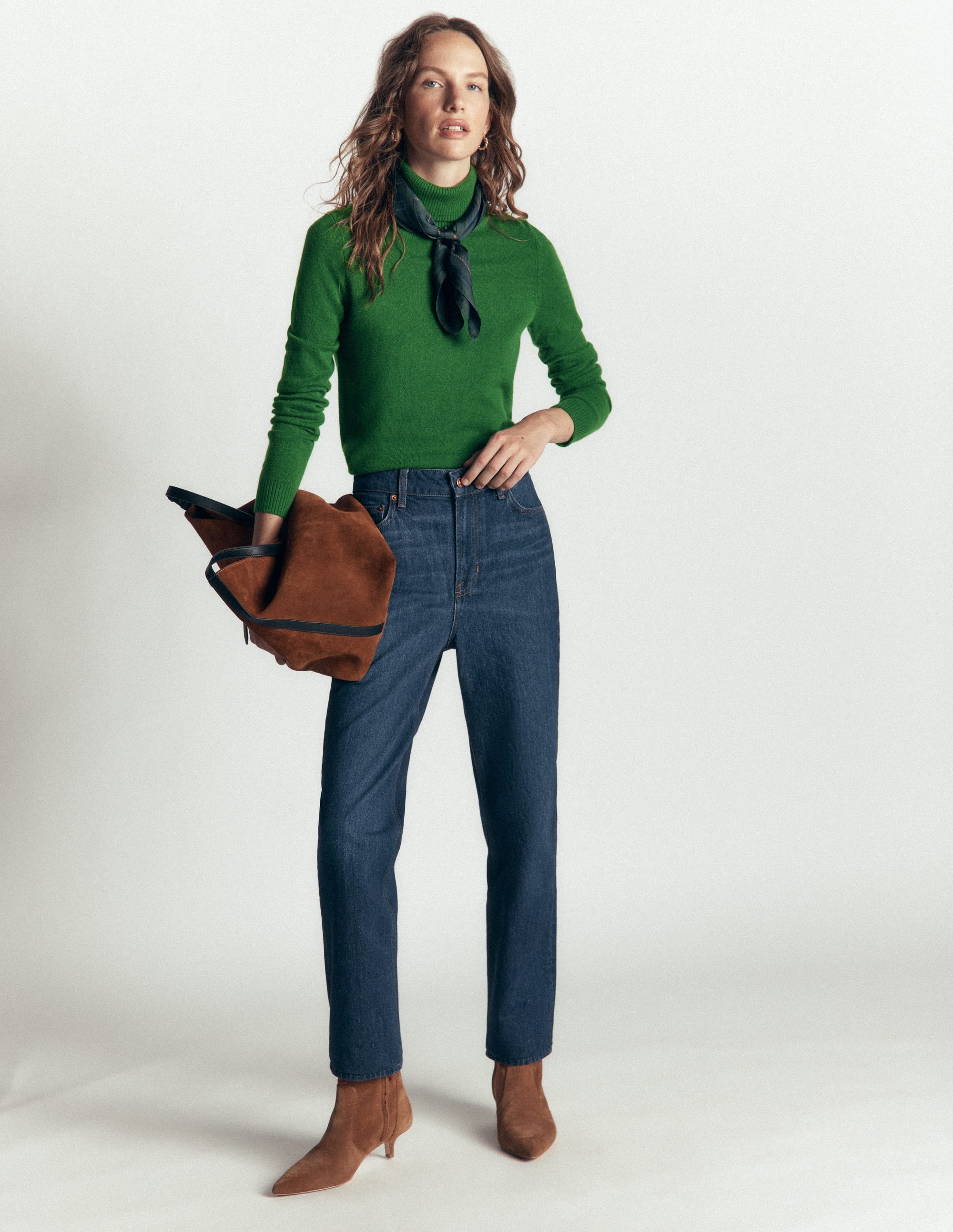 Elsie Rollkragenpullover aus Kaschmir-Frisches Grün - Image 4
