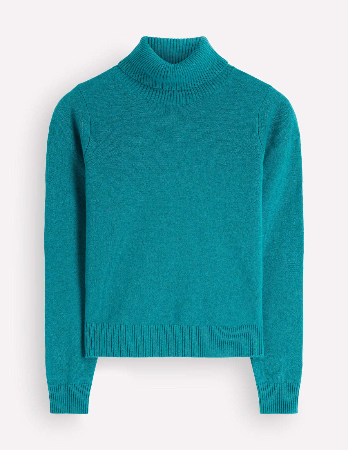 Elsie Rollkragenpullover aus Kaschmir-Azurblau-6