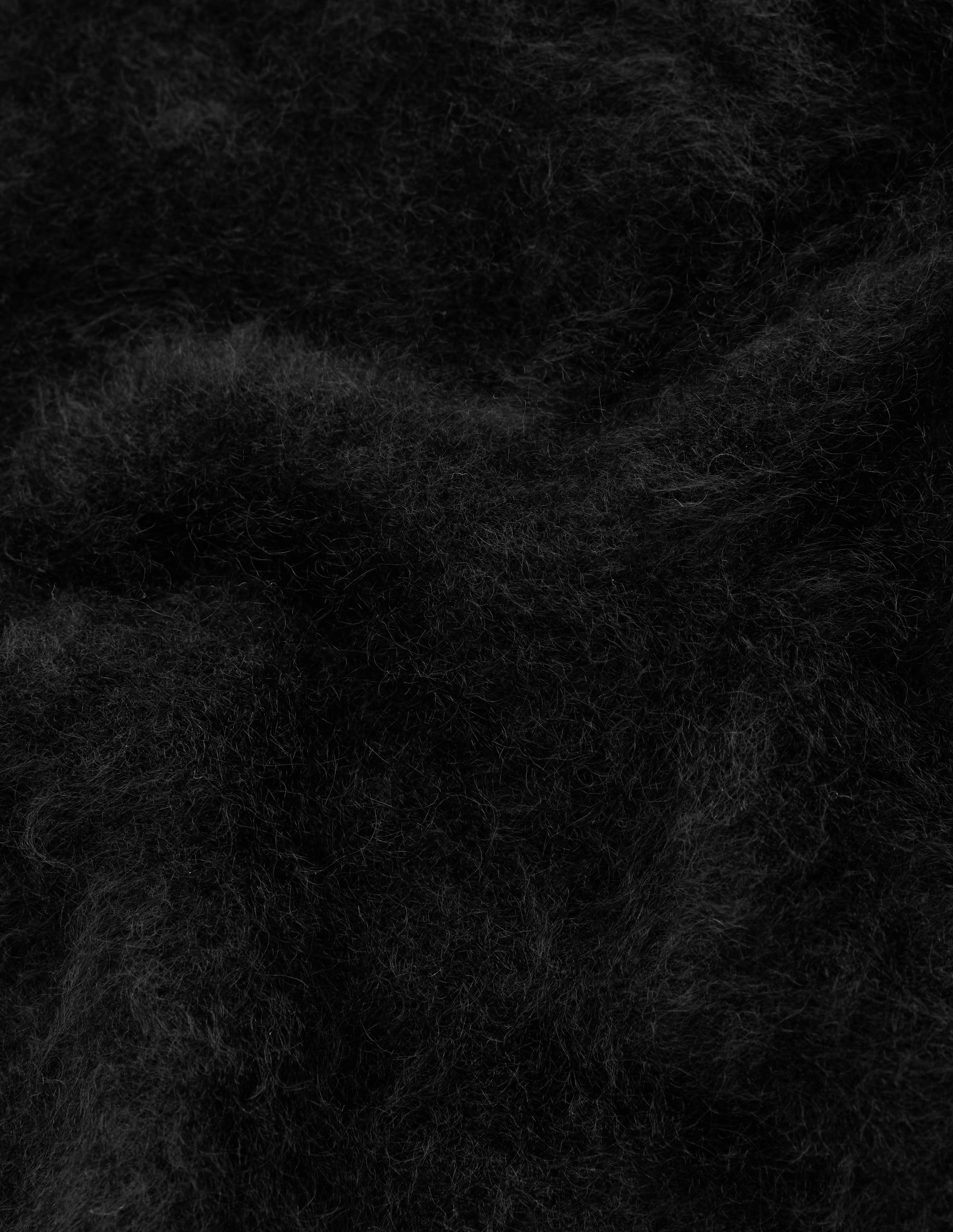 Kat T-Shirt aus gebürstetem Kaschmir-Schwarz - Image 6
