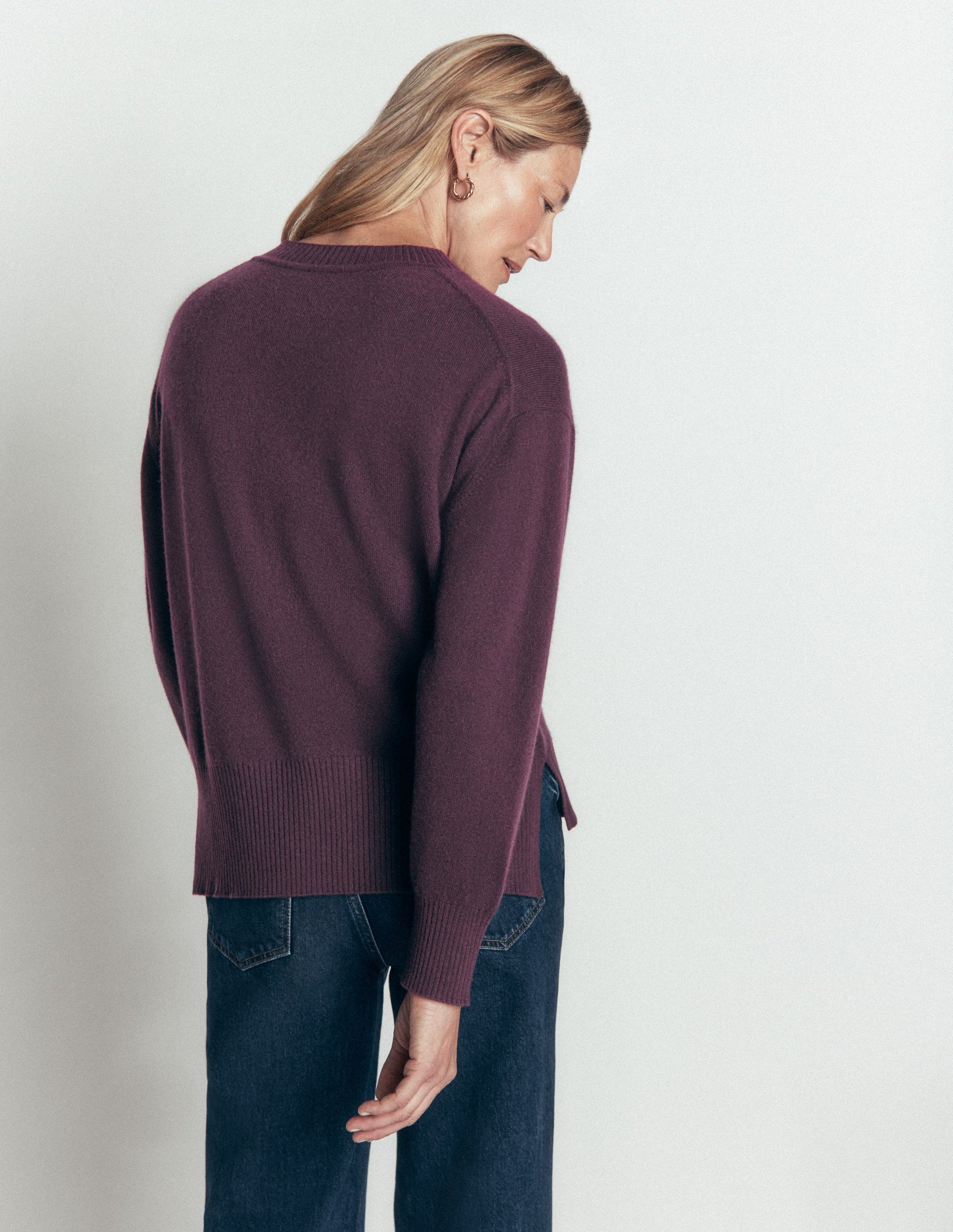 Fay Cashmere Crew Neck Jumper-Winetasting-3