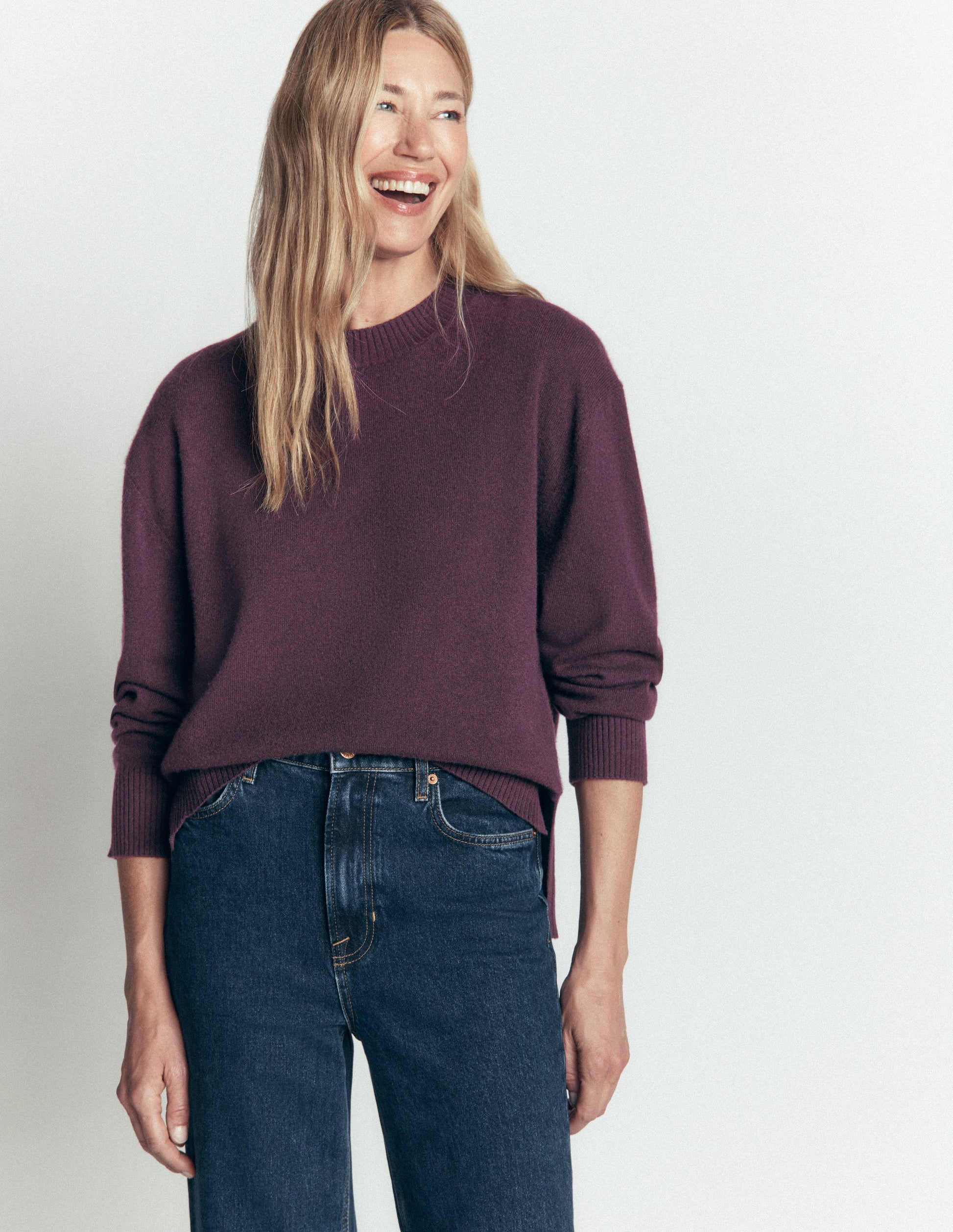 Fay Cashmere Crew Neck Jumper-Winetasting-4