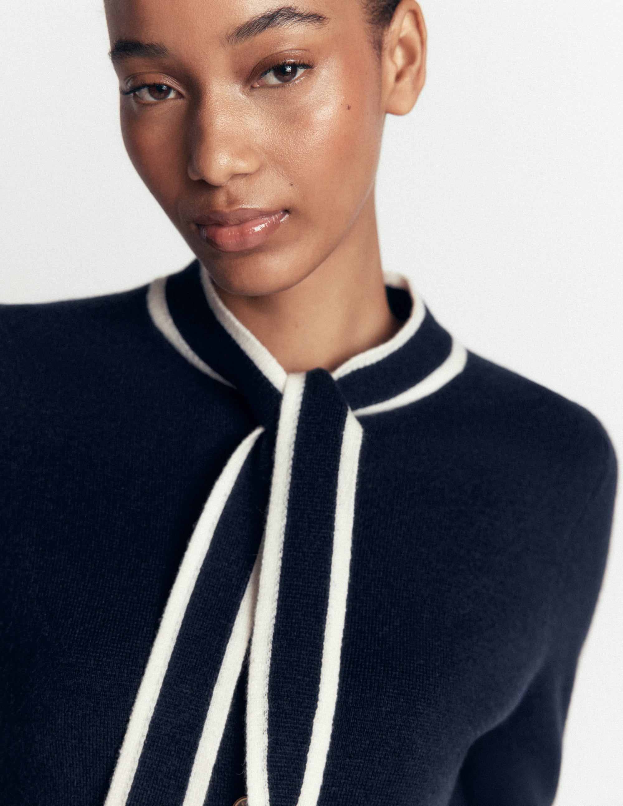Milano Jacke zum Binden-Marineblau - Image 3
