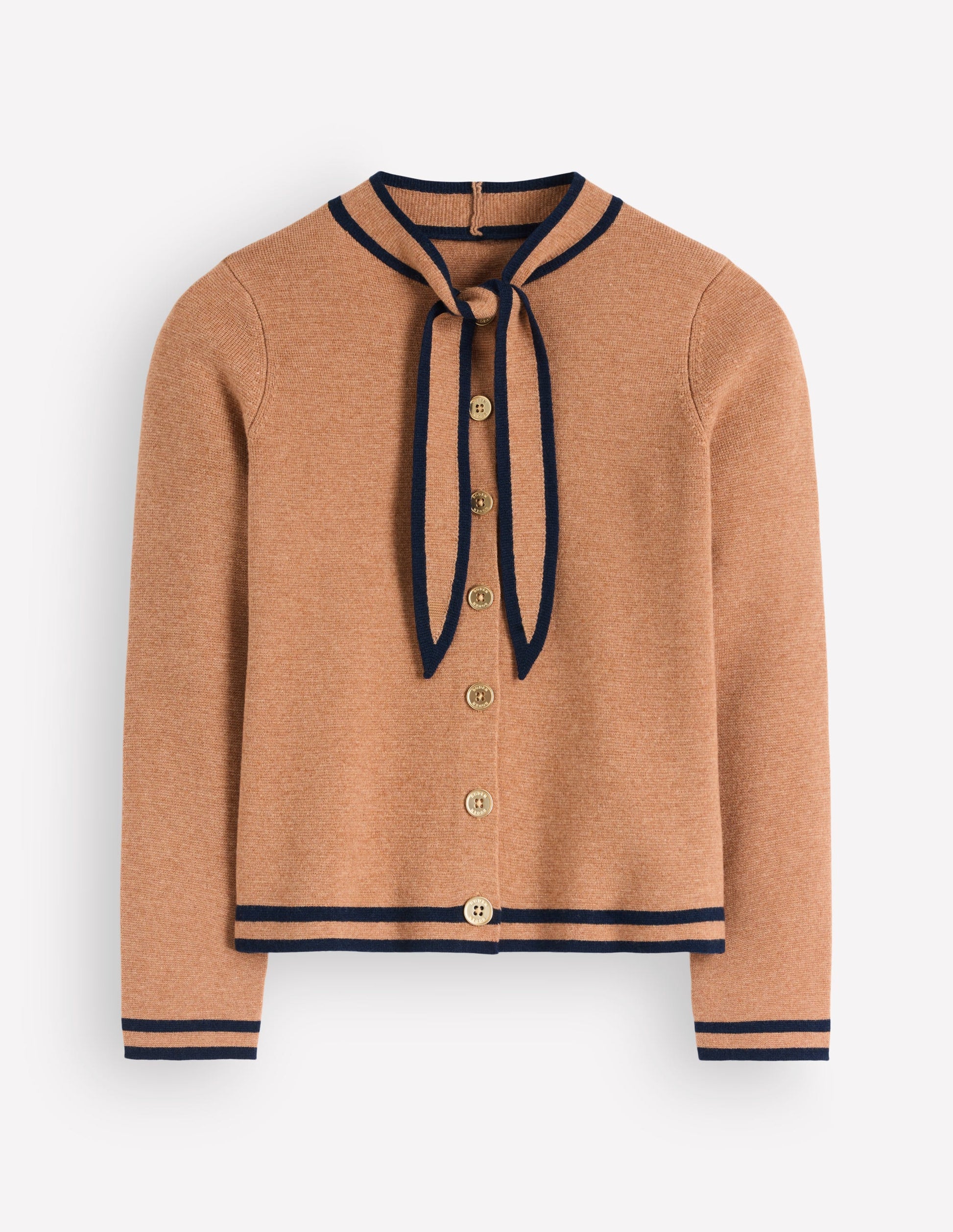 Milano Jacke zum Binden-Kamelbraun-6