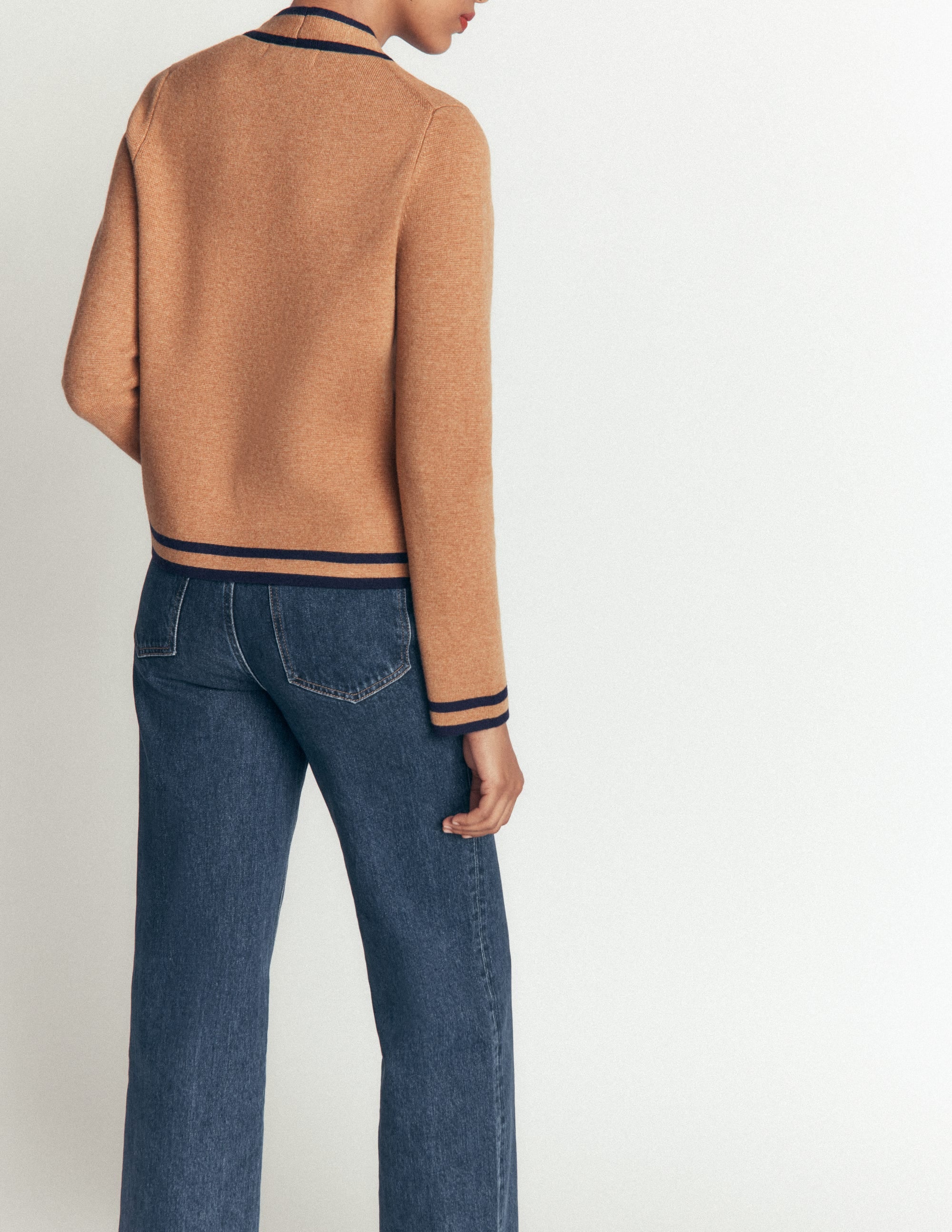 Milano Jacke zum Binden-Kamelbraun - Image 3