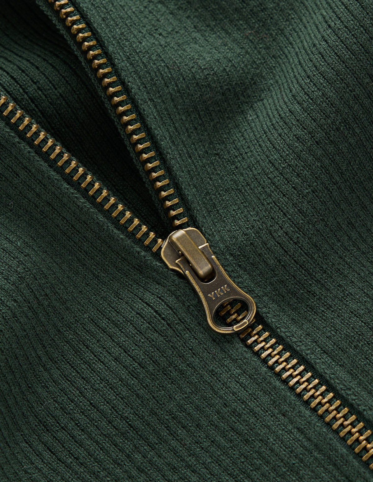Zelda Rippstrickpullover mit Halbreißverschluss-Waldlichtung-6