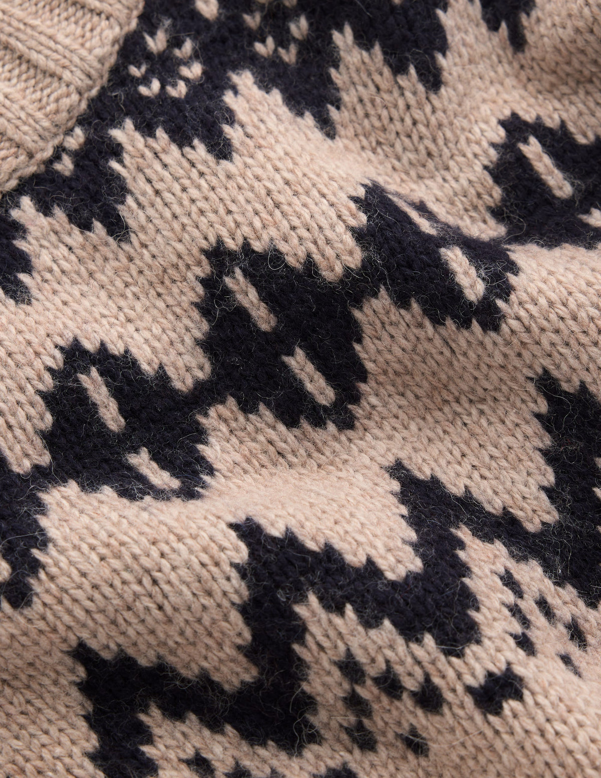 Breiter Fair-Isle-Pullover-Chinchilla Meliert, Fair-Isle-9
