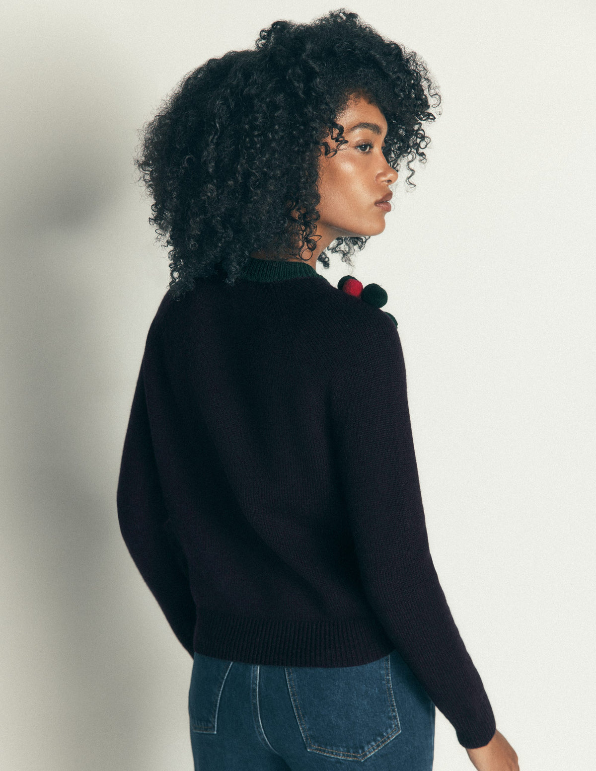 Mae Origineller Pullover-Marineblau Kranz-3
