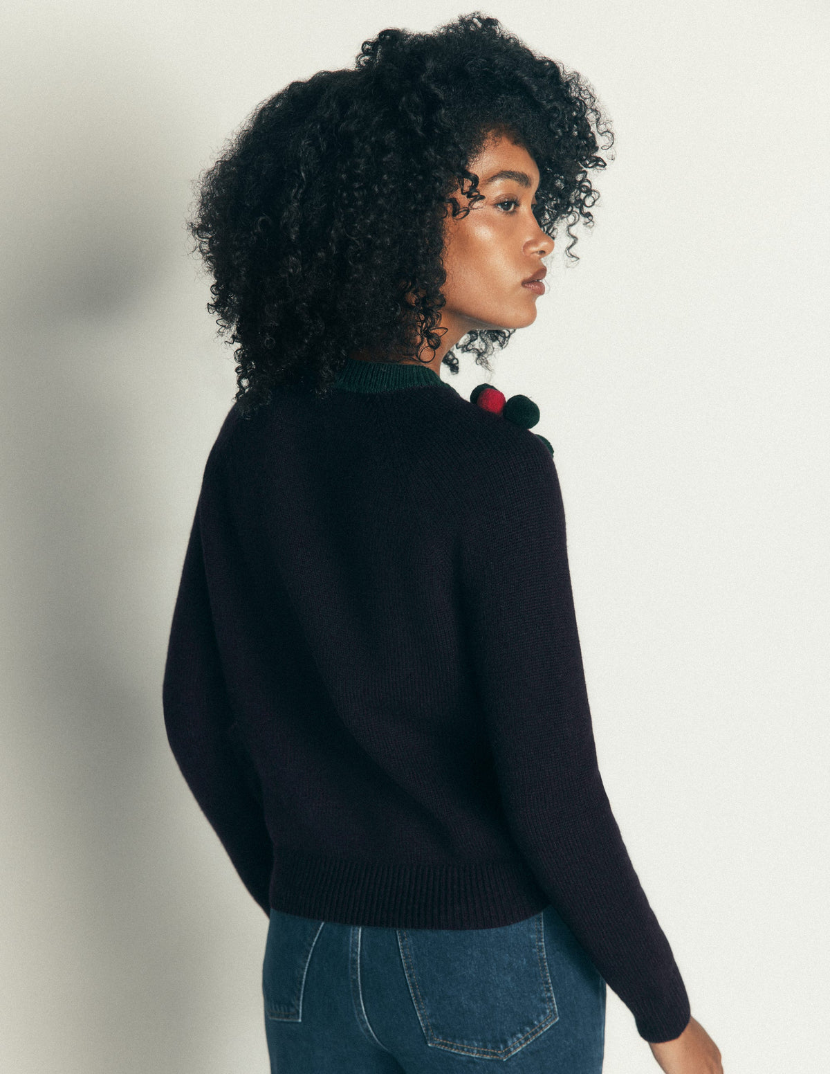 Mae Novelty Jumper-Navy Wreath-3