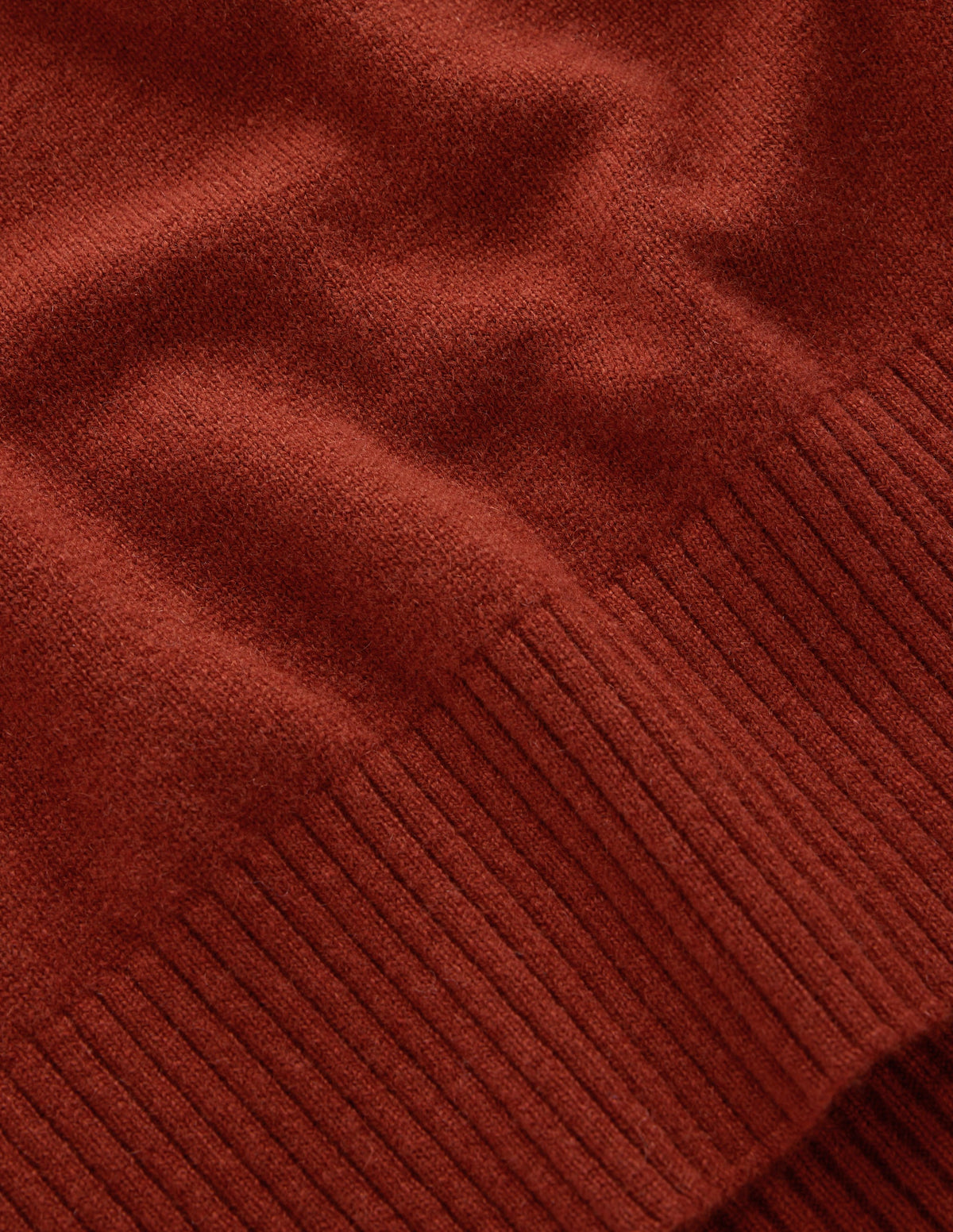 Fay Hochgeschlossener Kaschmirpullover-Braun-Orange - Image 8