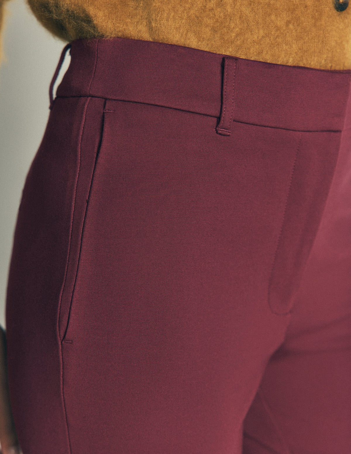 Highgate Ponte-Hose-Dunkelviolett - Image 2