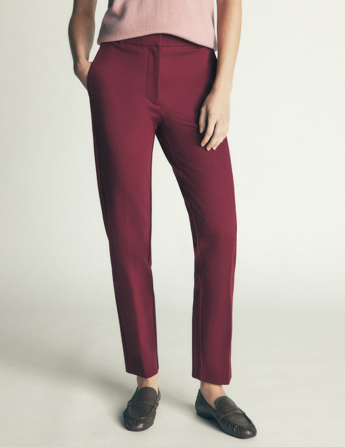 Highgate Ponte-Hose-Dunkelviolett - Image 4
