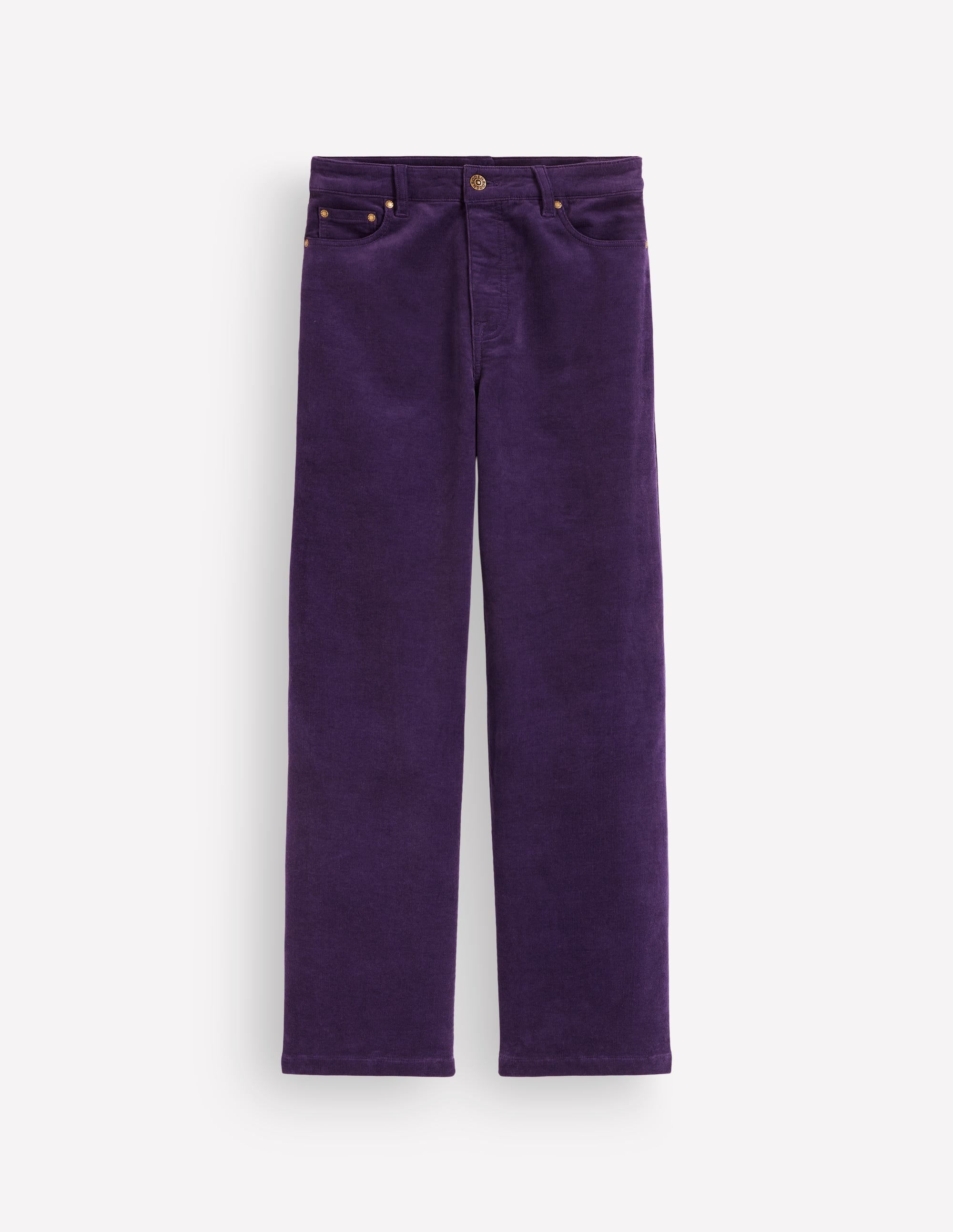Cord-Jeans mit hohem Bund und geradem, lockerem Bein-Gotische Traube - Image 6