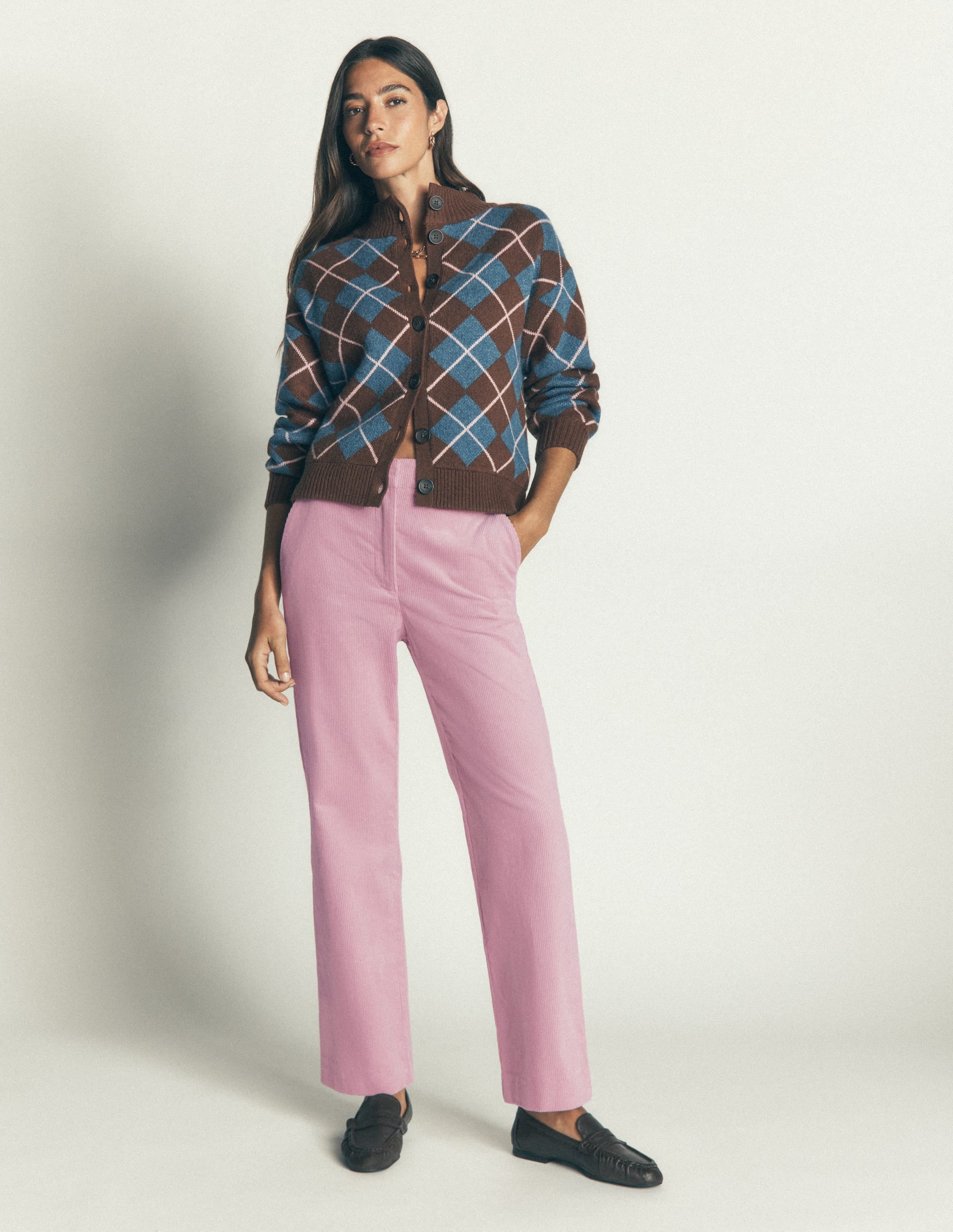 Canonbury Cordhose-Rosa Violett - Image 1