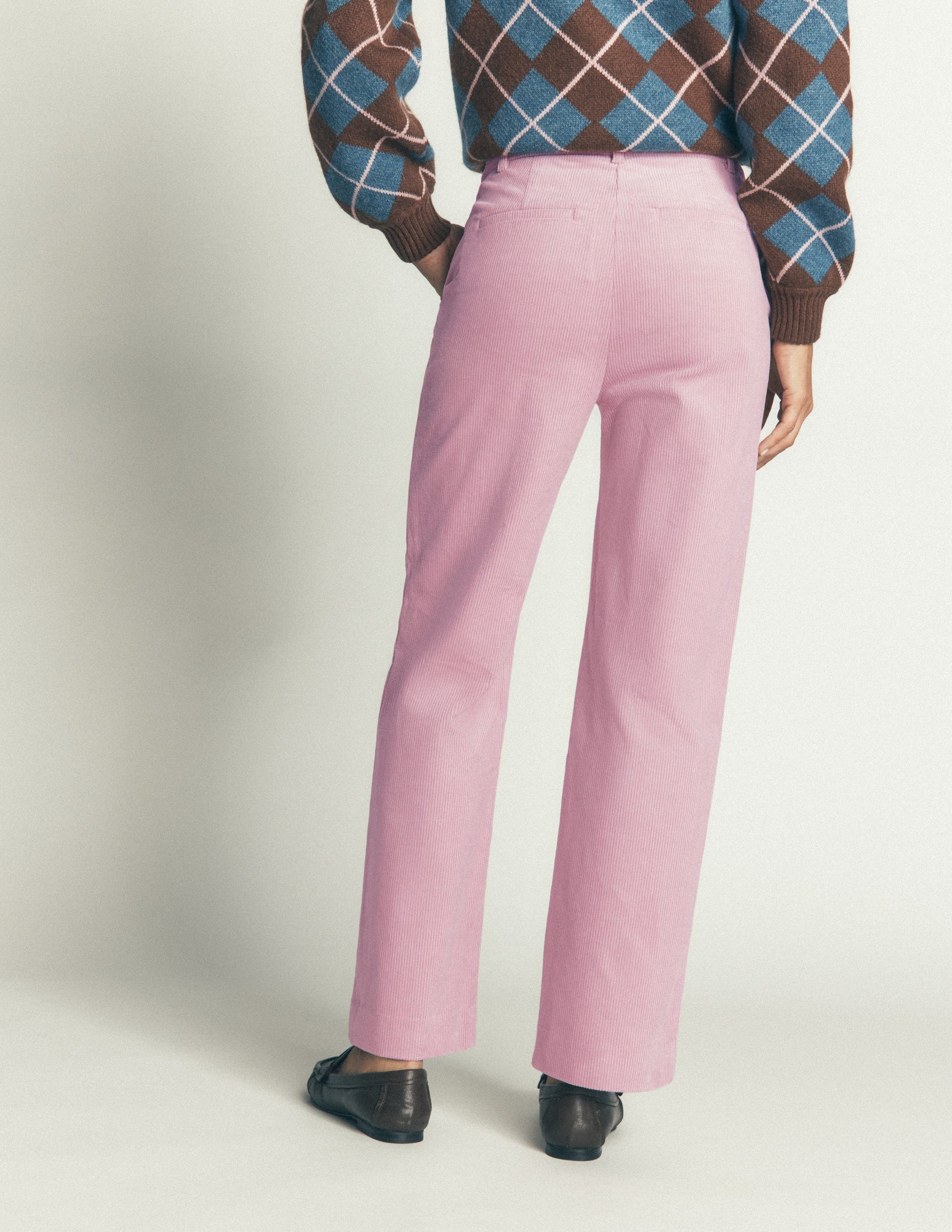 Canonbury Cordhose-Rosa Violett-3
