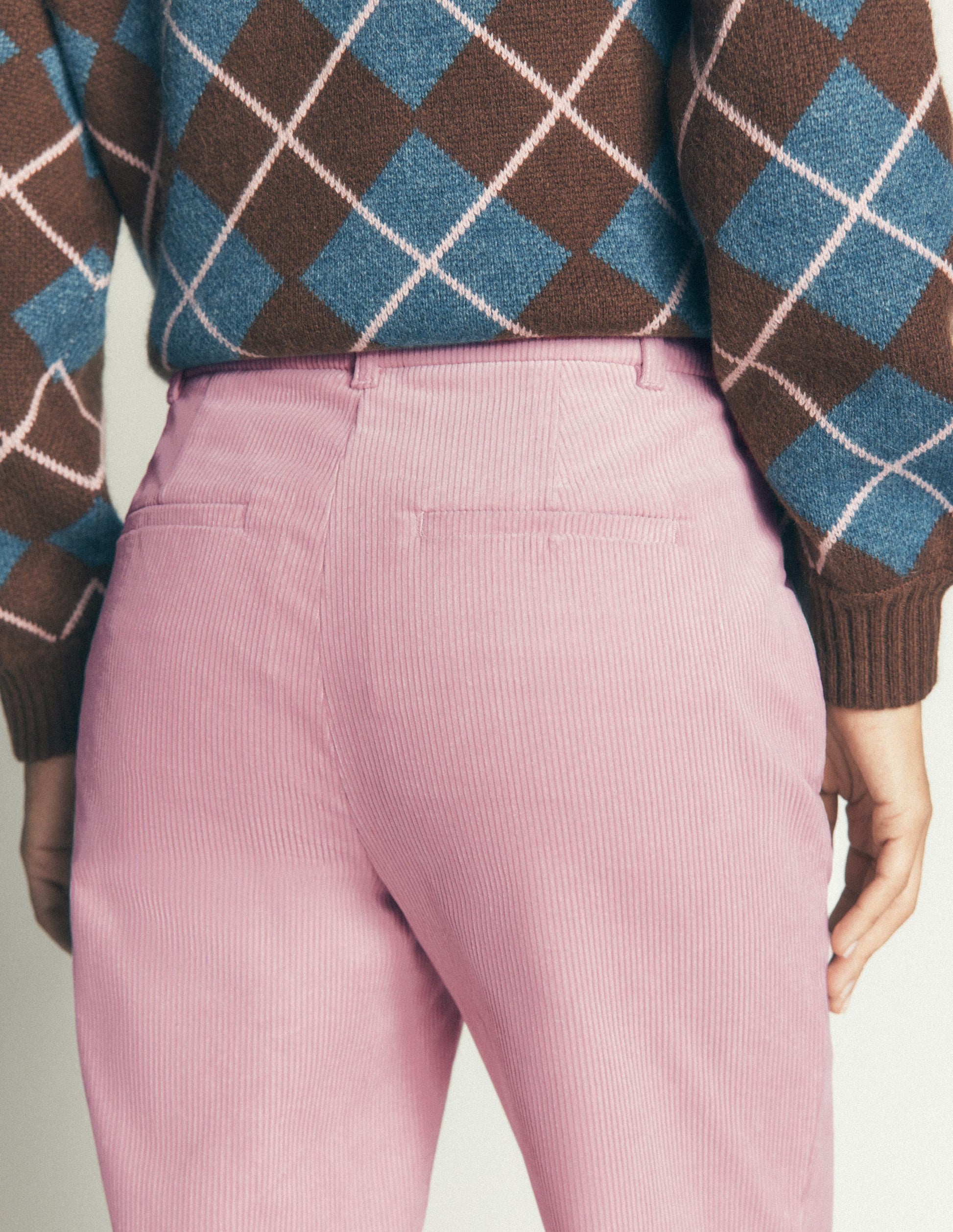 Canonbury Cordhose-Rosa Violett-5