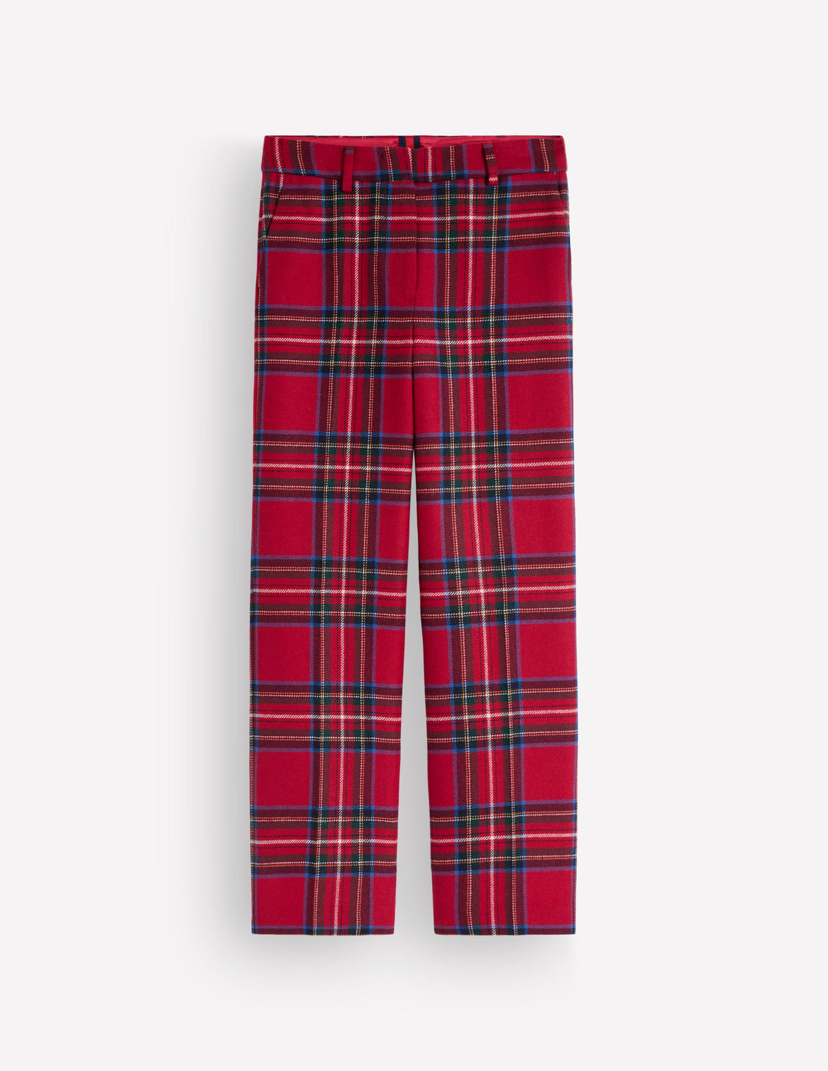 Canonbury Hose aus Wollmischung-Rot Kariert - Image 7