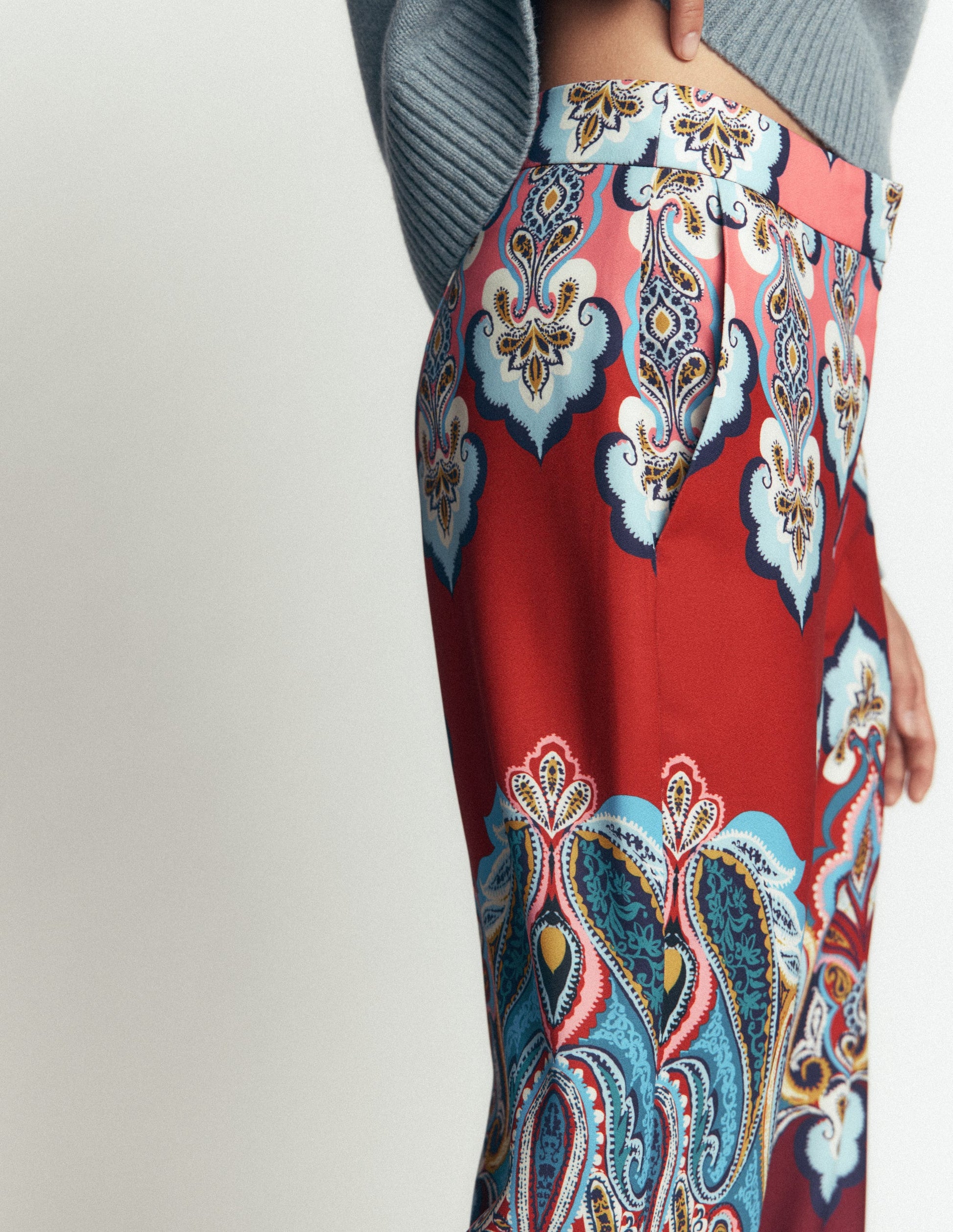 Belgravia Occasion Trousers-Multi, Popping Paisley-3