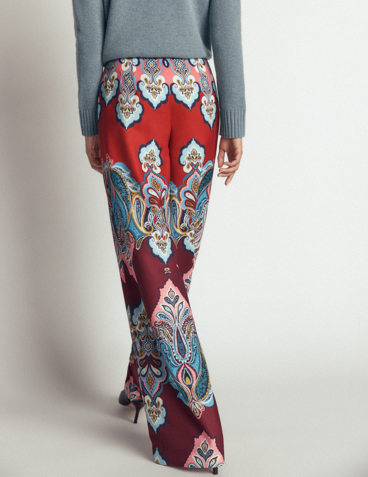 Belgravia Hose für besondere Anlässe-Bunt, Knalliges Paisleymuster-3