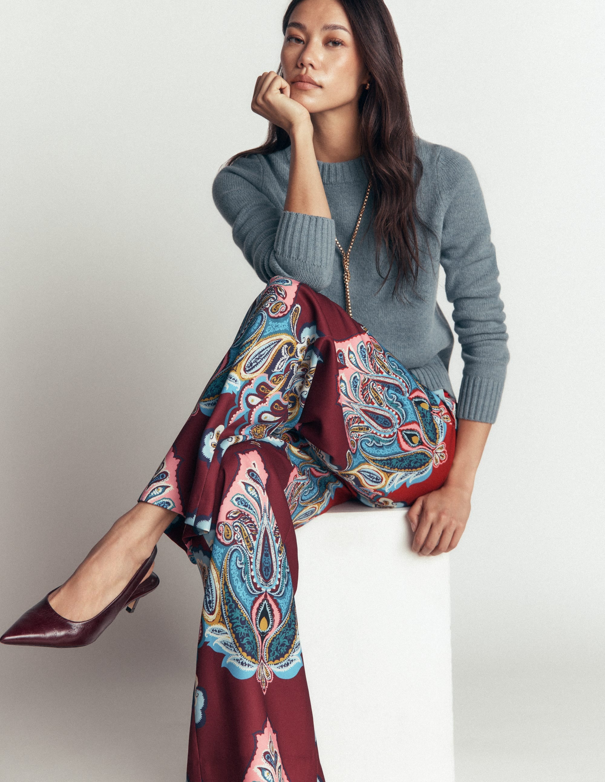 Belgravia Occasion Trousers-Multi, Popping Paisley - Image 5