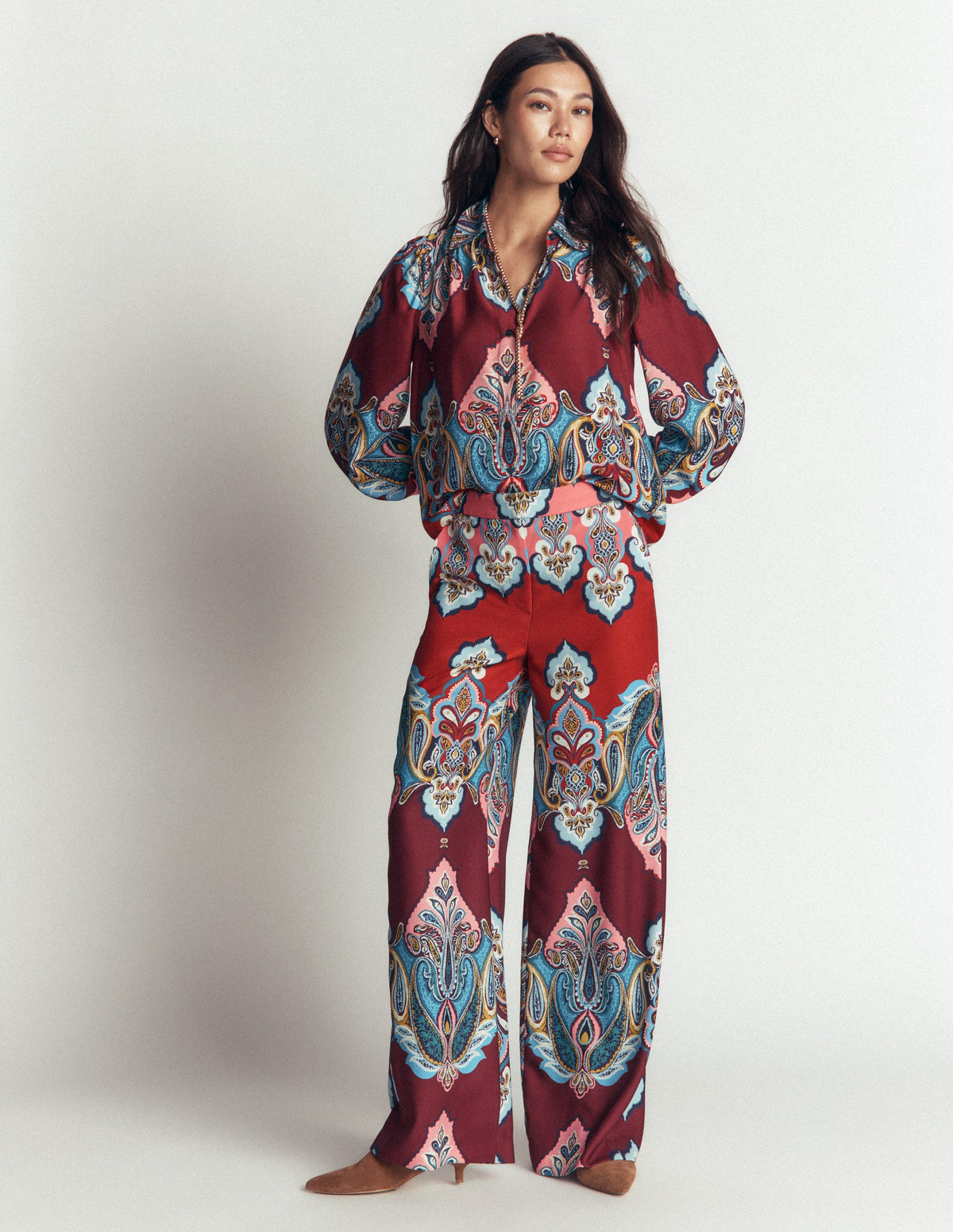 Belgravia Hose für besondere Anlässe-Bunt, Knalliges Paisleymuster-7