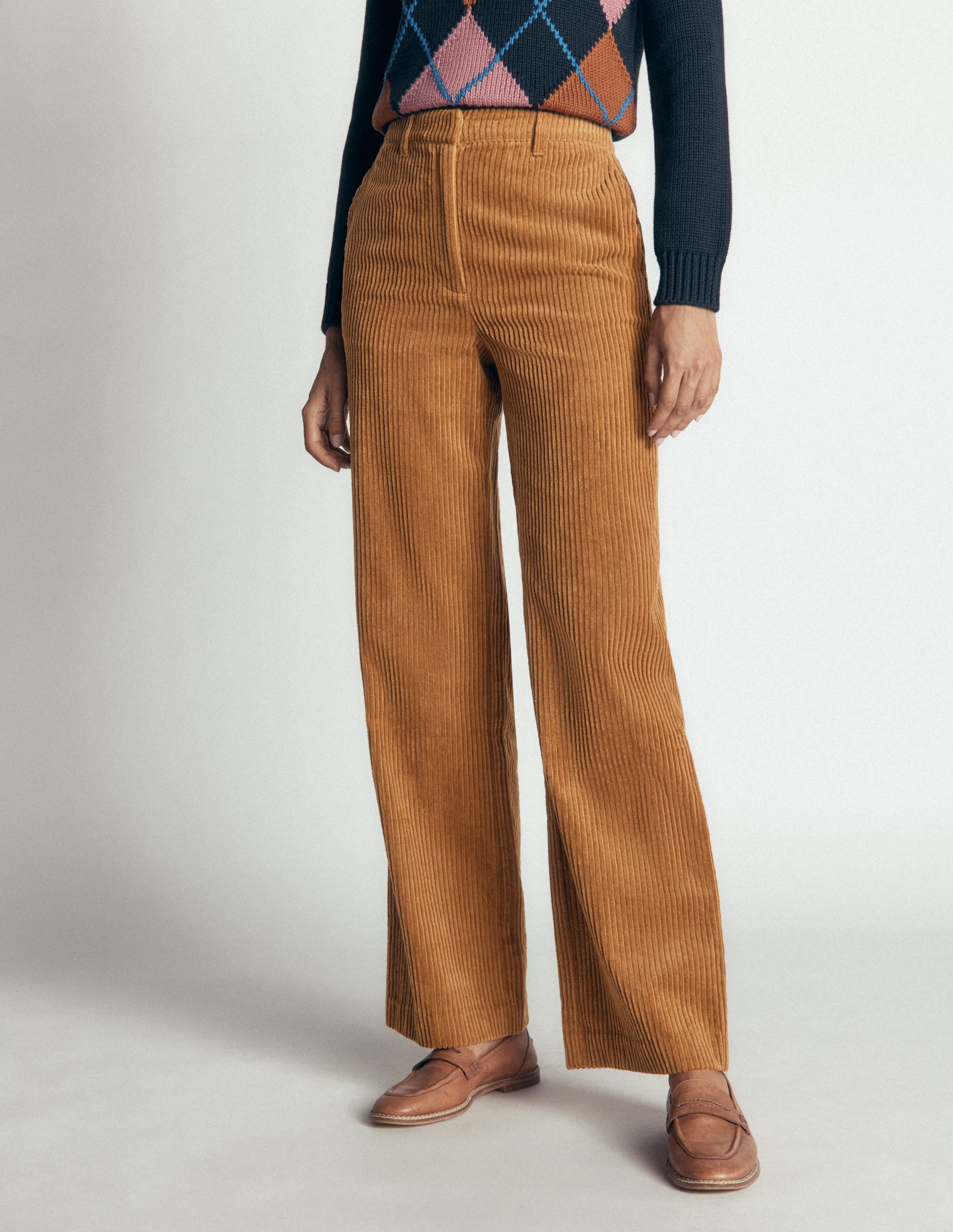 Fitzrovia Cord-Säulenhose-Lebkuchen - Image 4