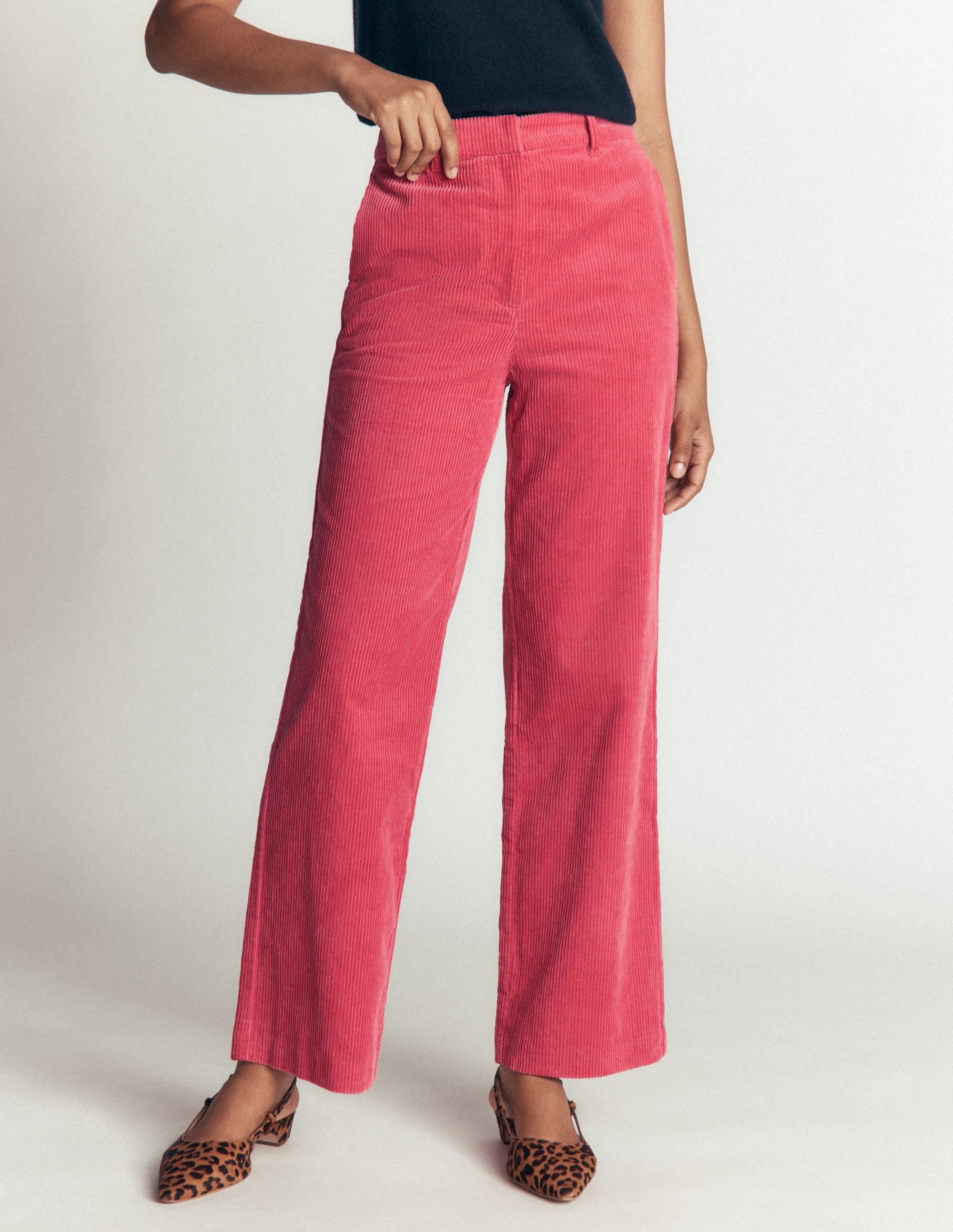 Fitzrovia Cord-Säulenhose-Kirschrot - Image 4