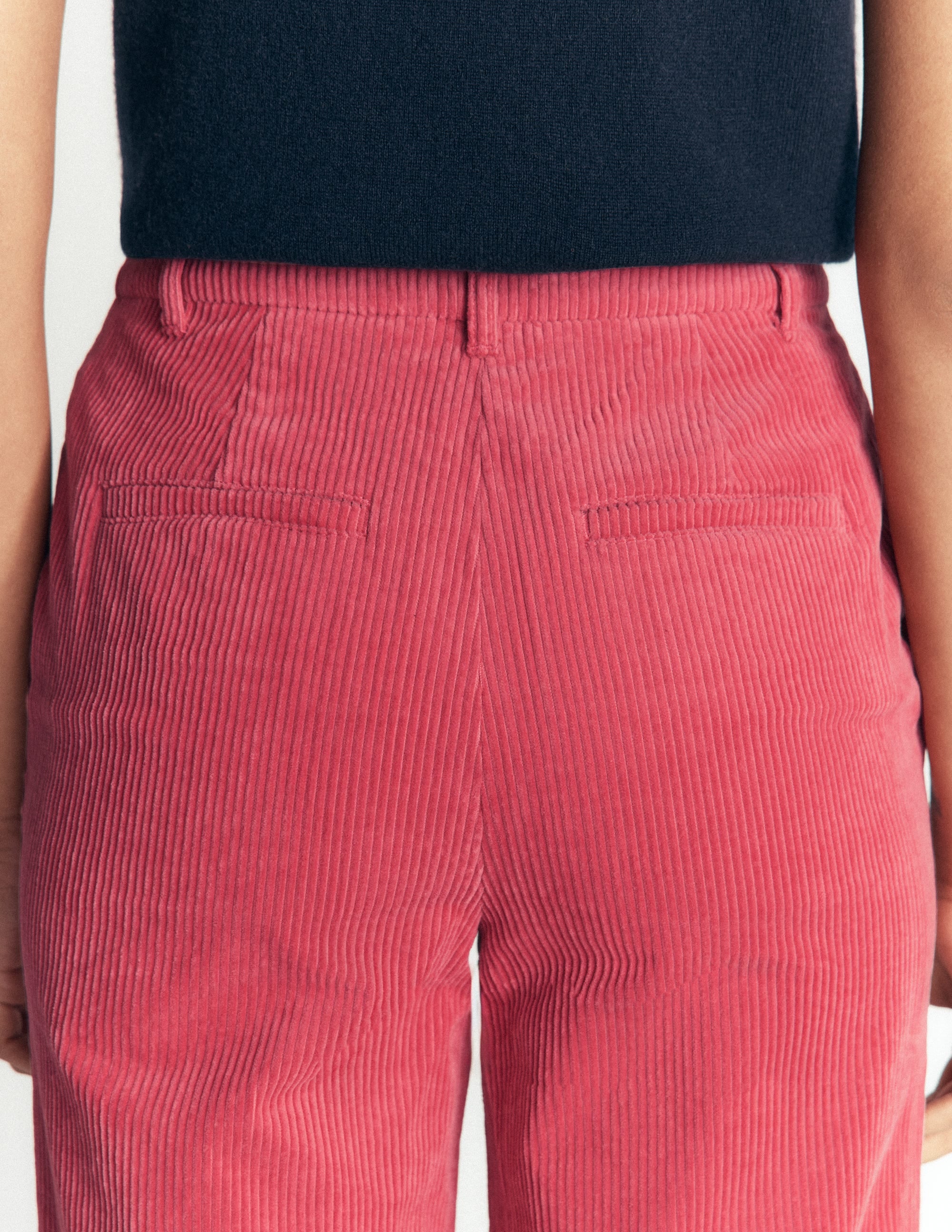 Fitzrovia Cord-Säulenhose-Kirschrot - Image 5