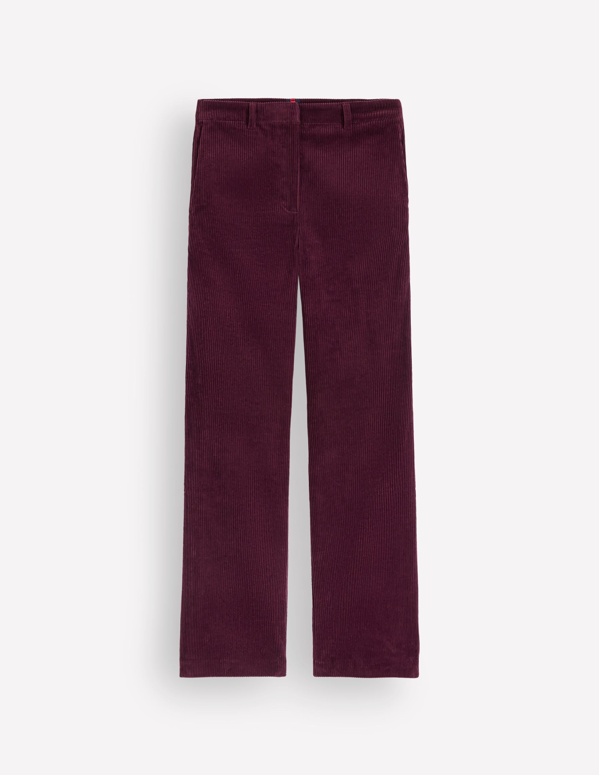 Fitzrovia Cord-Säulenhose-Dunkle Kirsche - Image 6