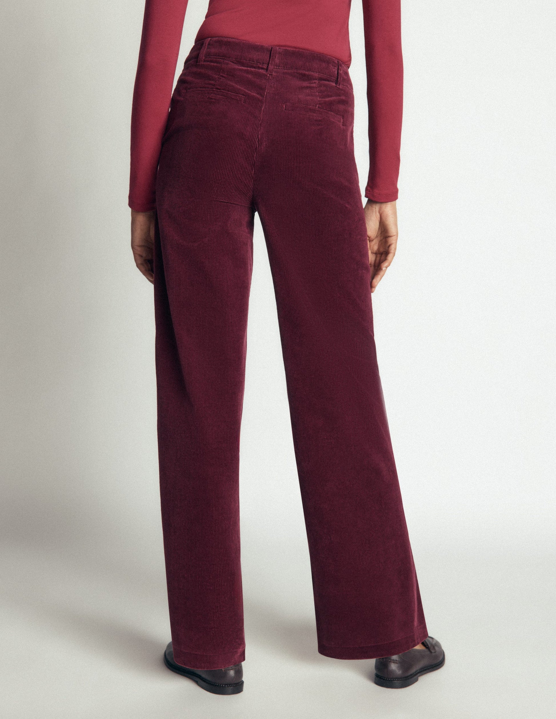 Belgravia Cordhose-Dunkles Purpur-3
