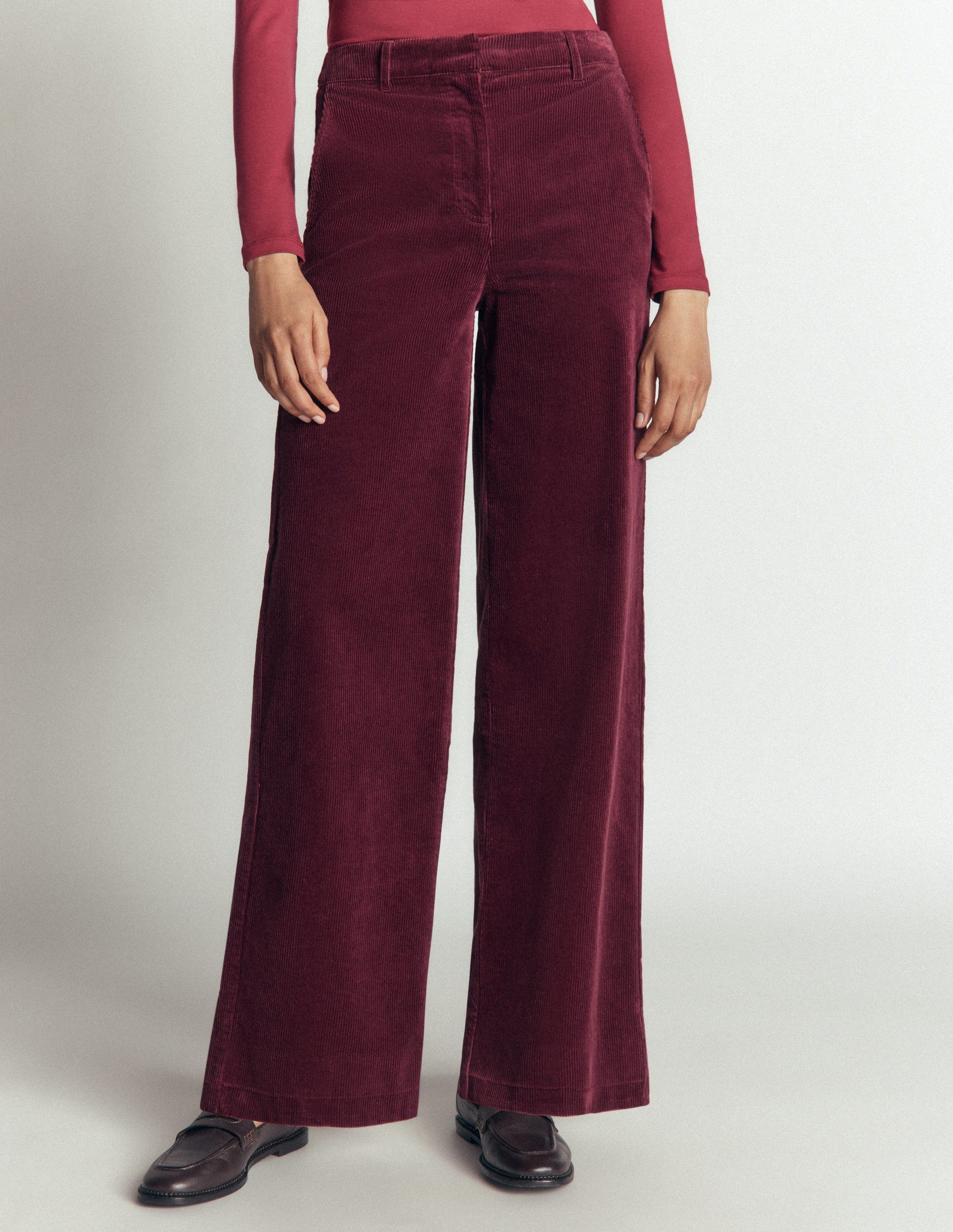 Belgravia Cordhose-Dunkles Purpur-4