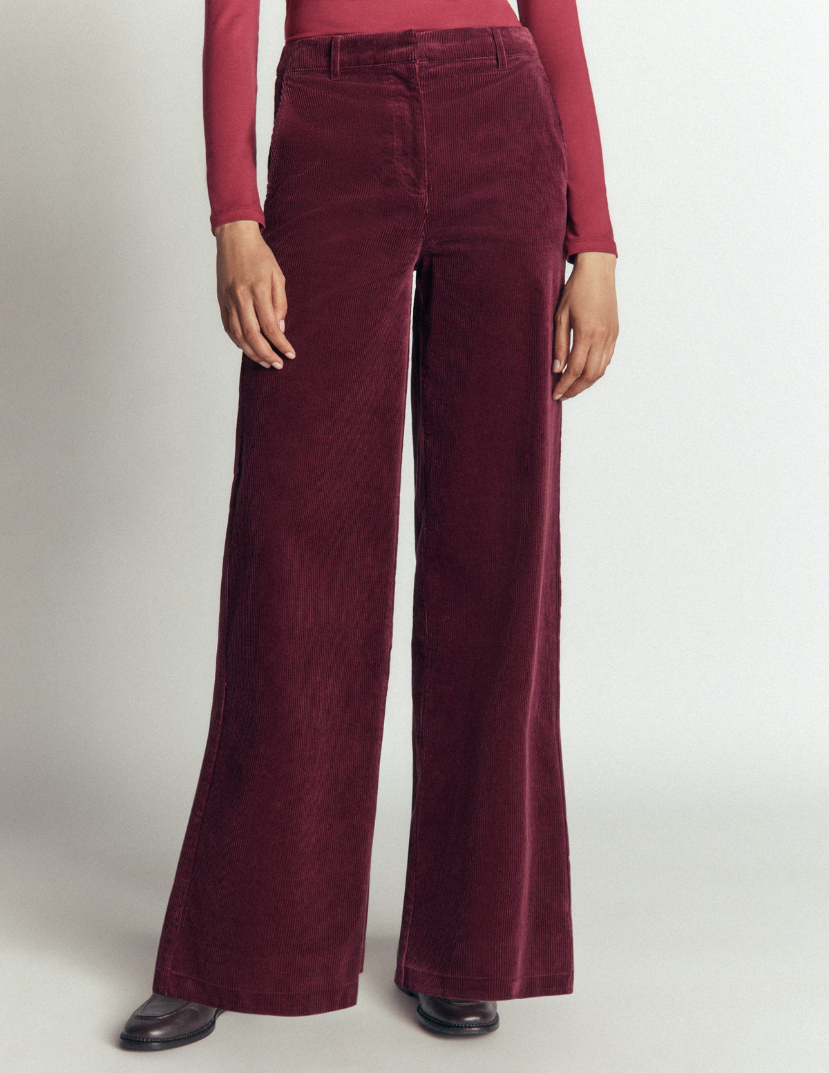 Belgravia Cordhose-Dunkles Purpur - Image 4