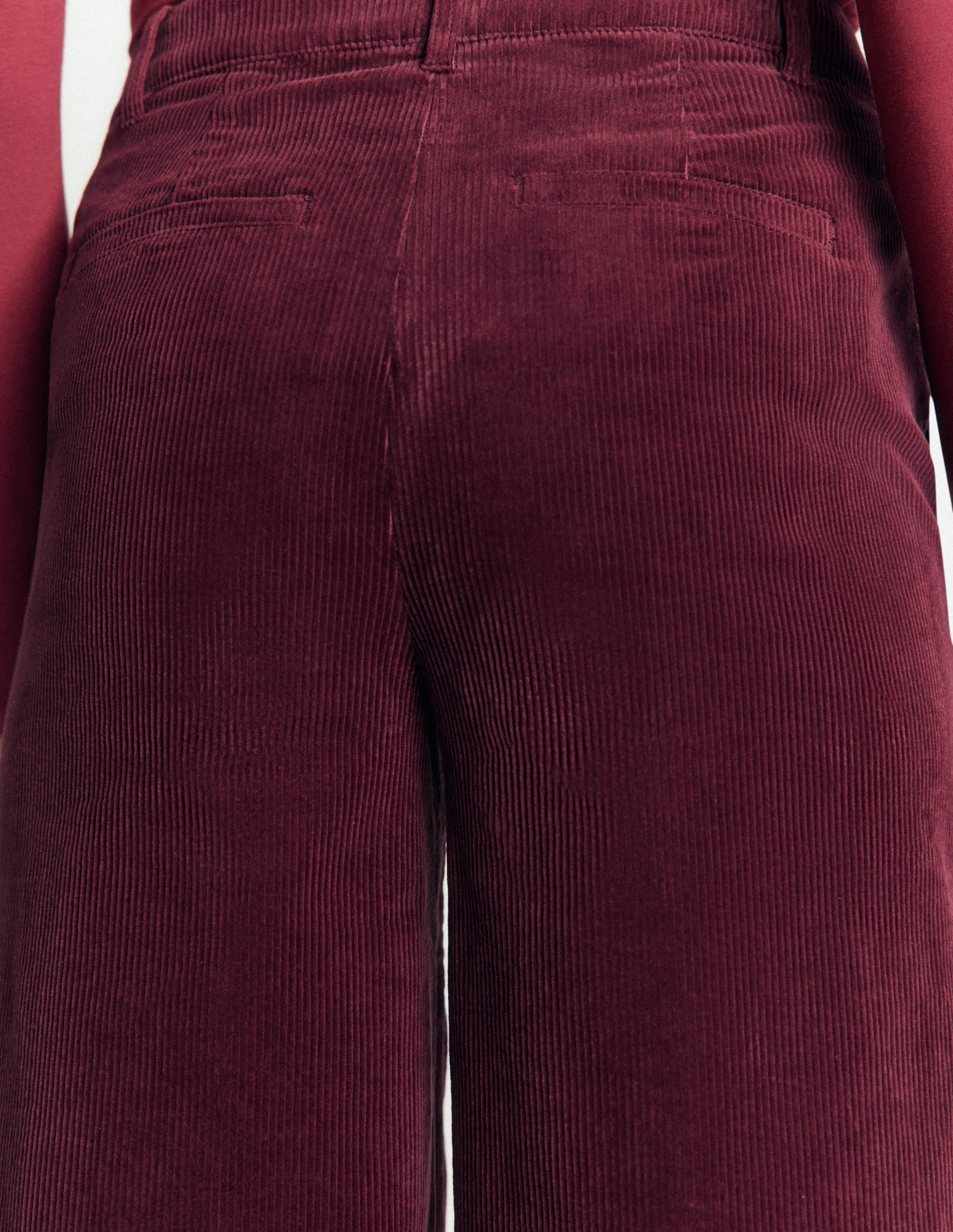 Belgravia Cordhose-Dunkles Purpur - Image 5