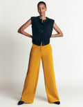 Pantalon Belgravia en velours côtelé-Seigle doré