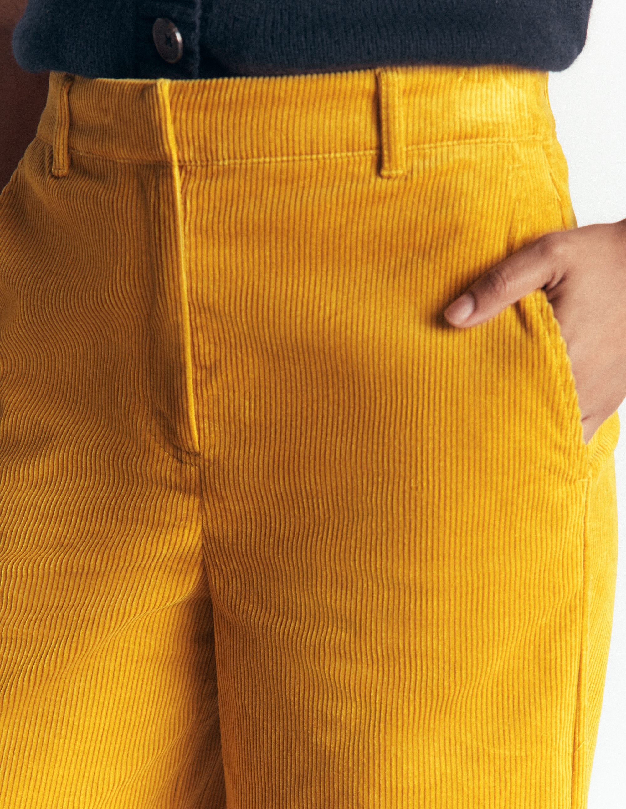Pantalon Belgravia en velours côtelé-Seigle doré - Image 7
