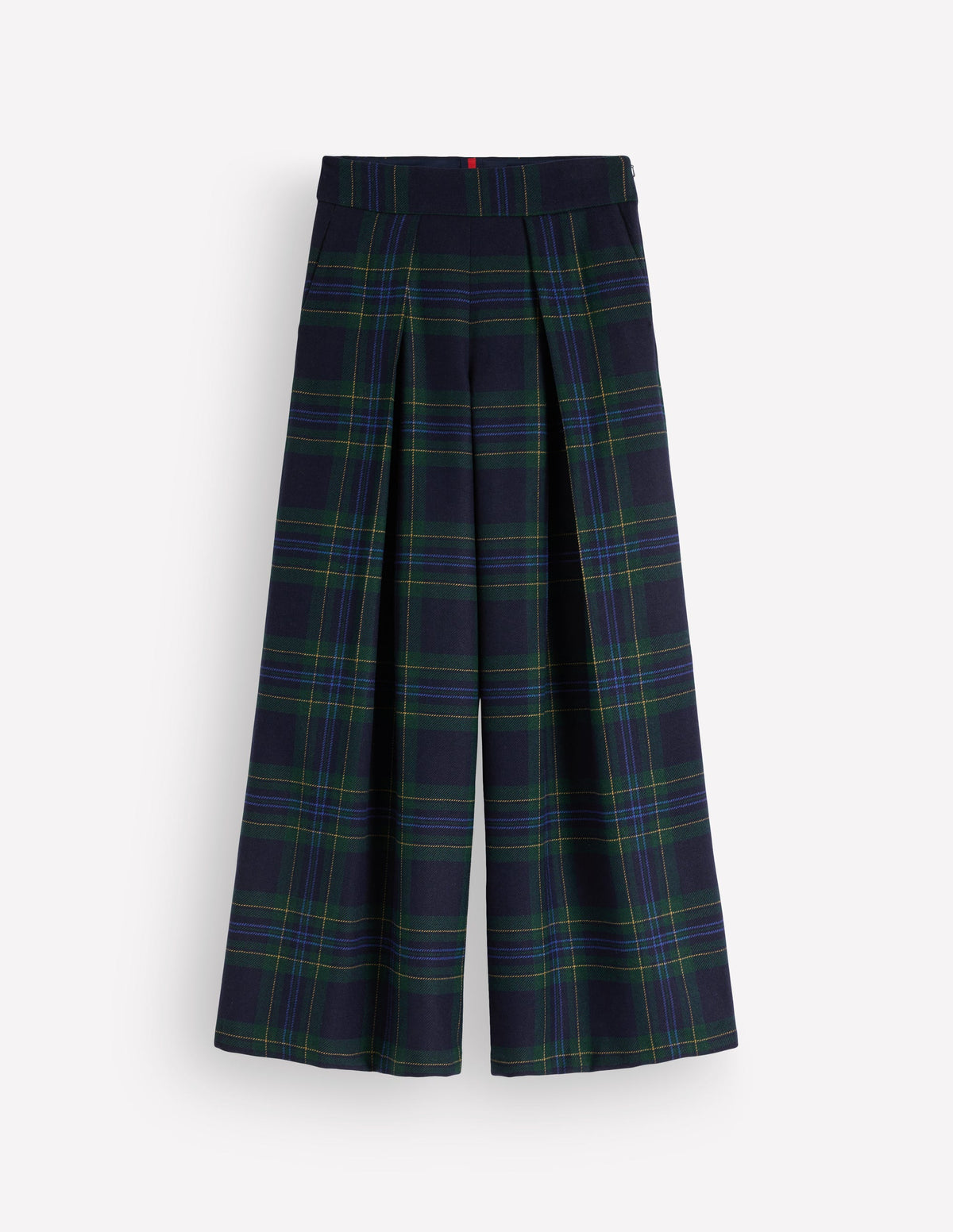 Plissierte Culotte aus Wollmischung-BLACKWATCH-7