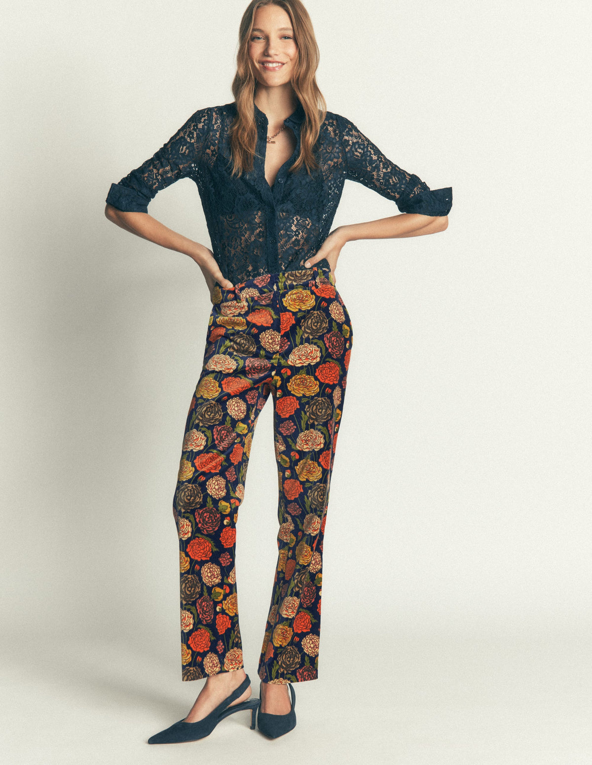 Canonbury Samthose-Blumenmuster - Image 5
