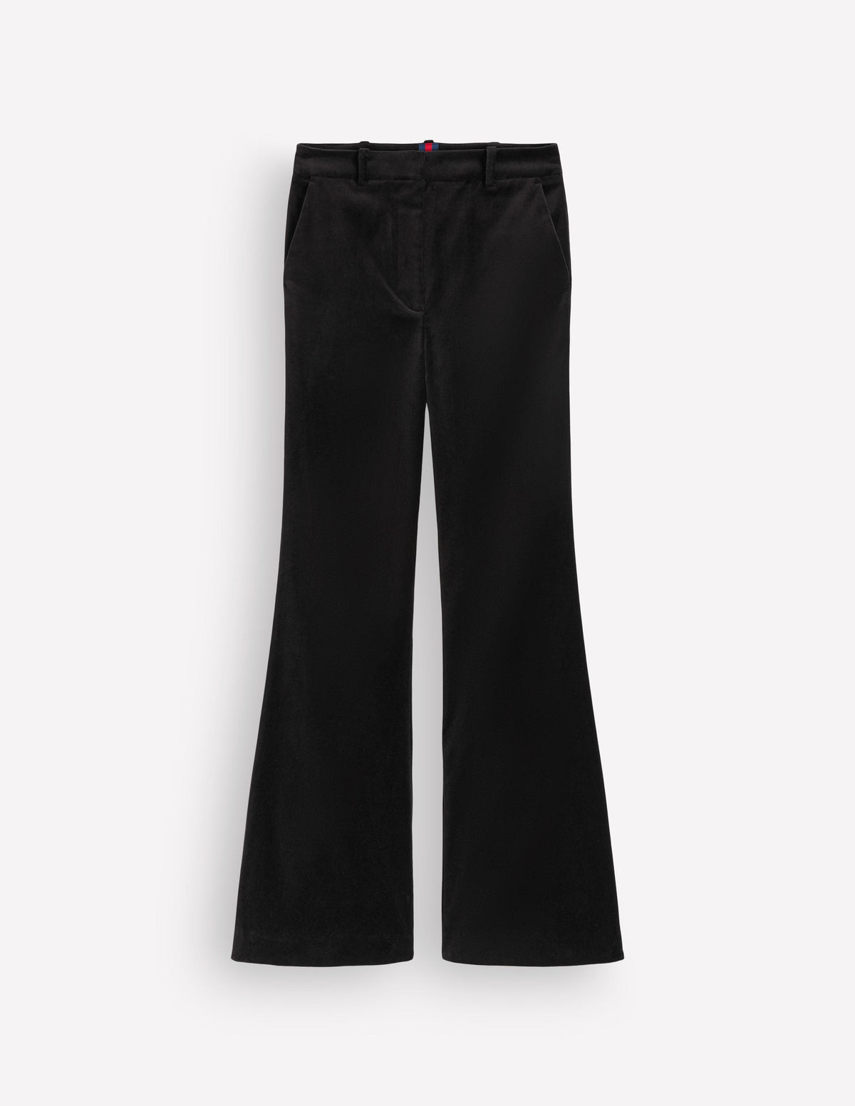 Ausgestellte Samthose-Schwarz-7