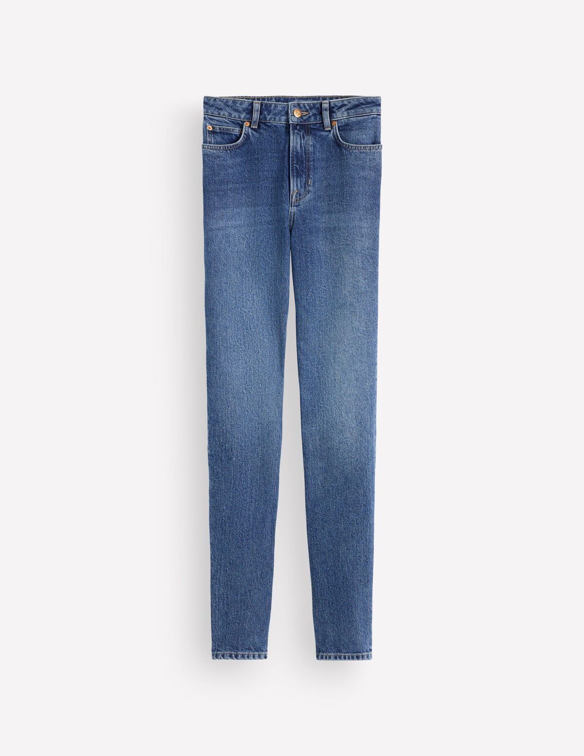 Schmal geschnittene Jeans mit hohem Bund-Medium Vintage - Image 6